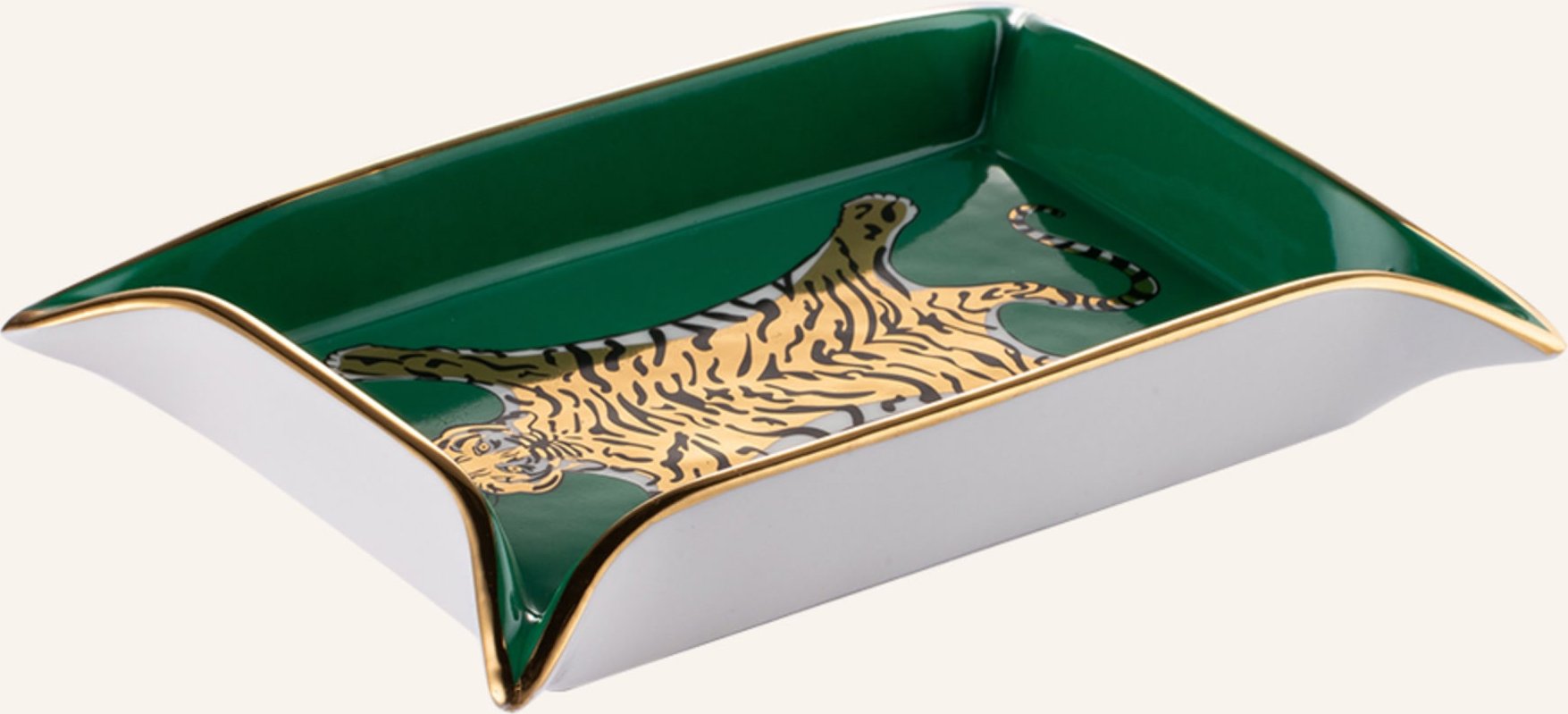 Jonathan Adler Schale Tiger gruen