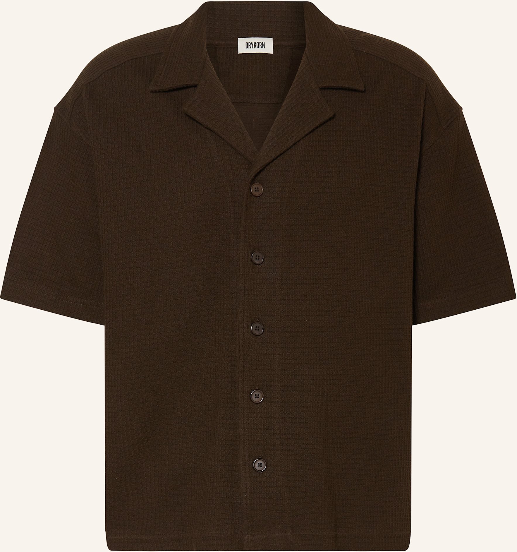 Drykorn Resorthemd Basiil Comfort Fit braun