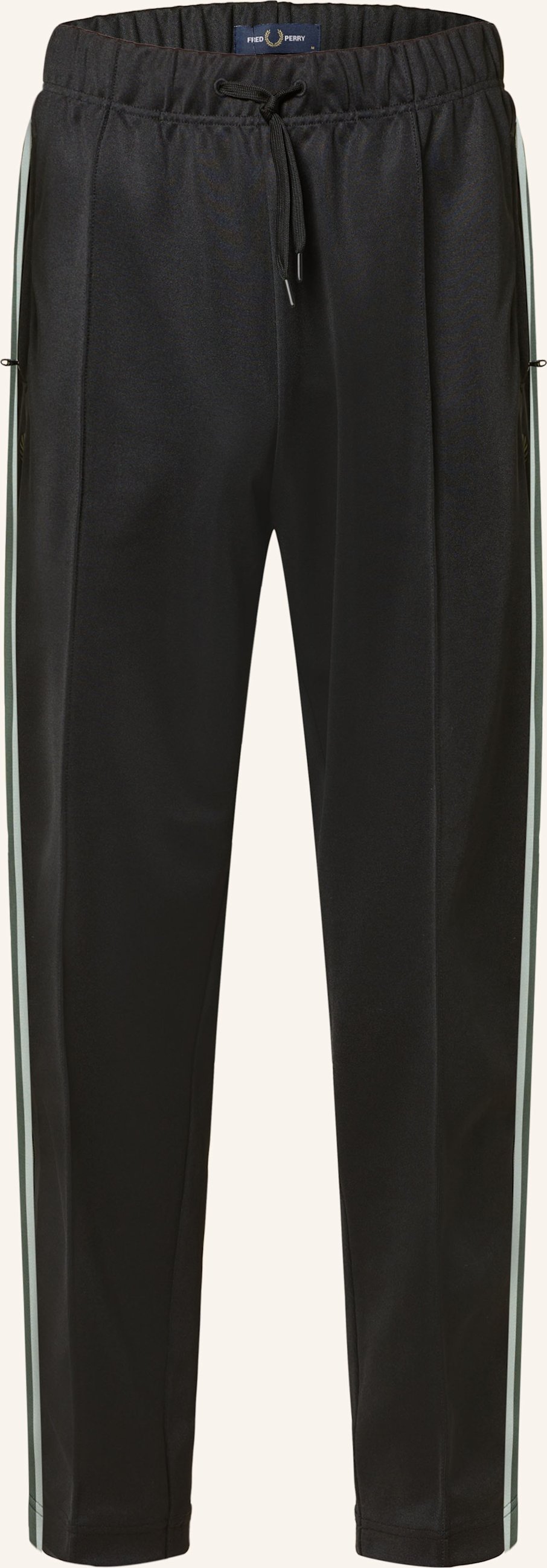 Thumbnail - Fred Perry Hose Im Jogging-Stil Mit Galonstreifen schwarz