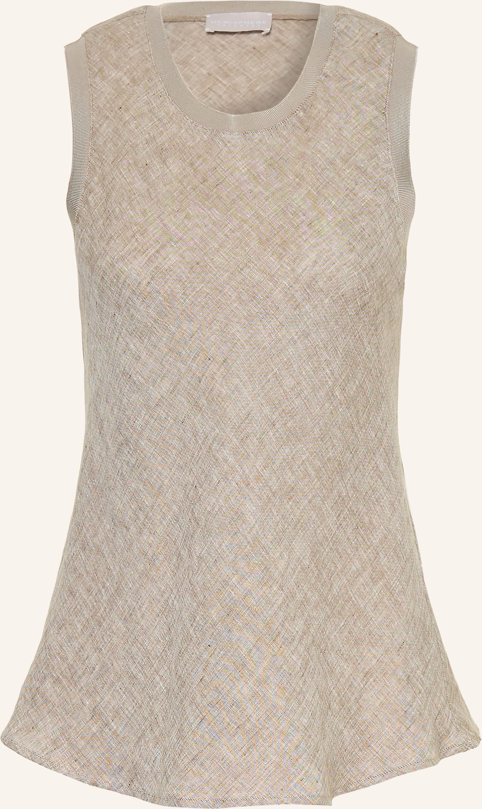 Thumbnail - Hemisphere Leinentop grau