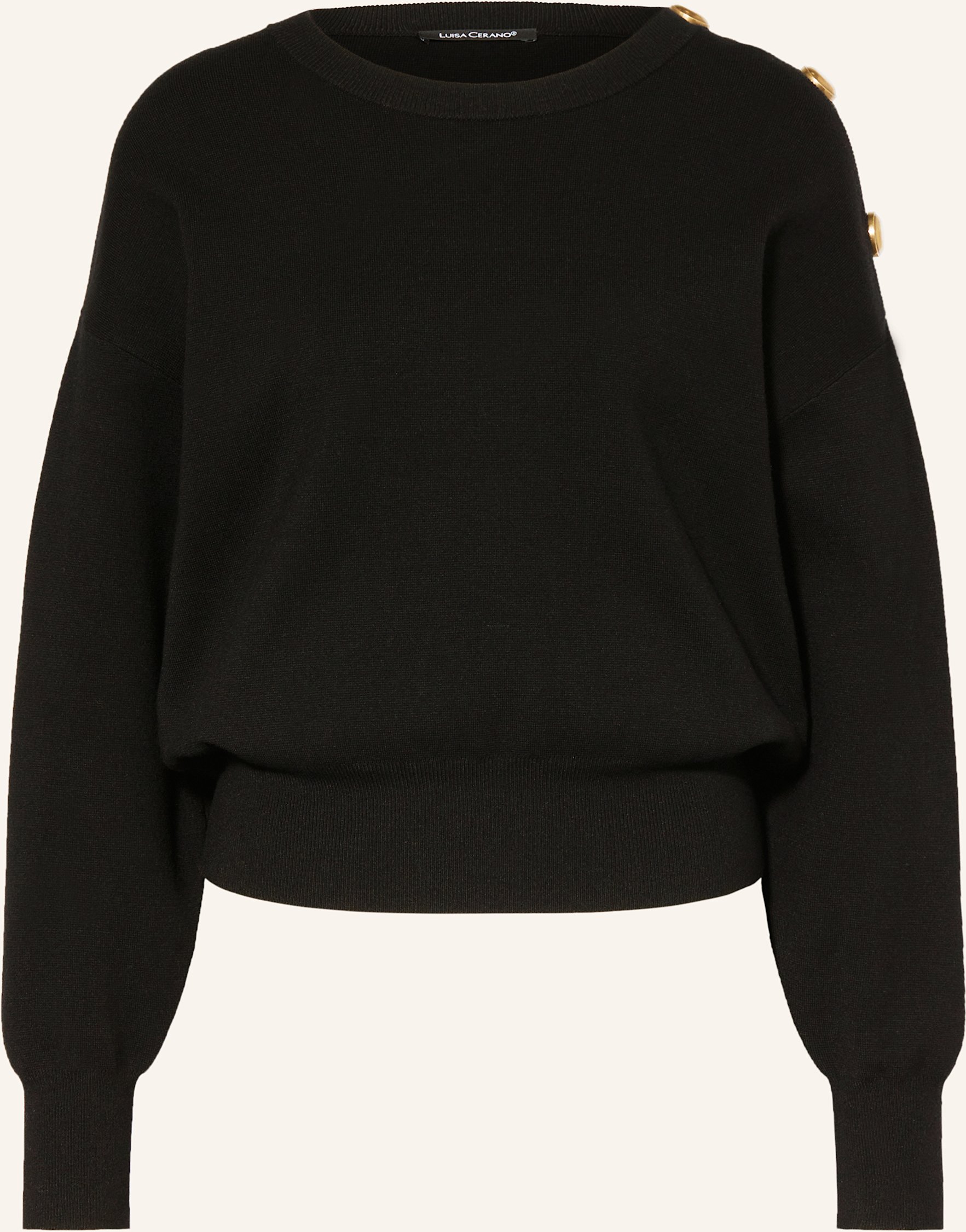 Luisa Cerano Pullover schwarz