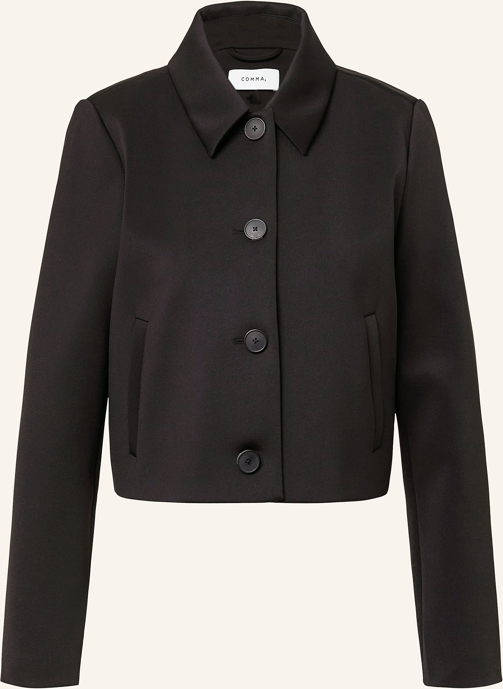 Comma Kastenjacke schwarz
