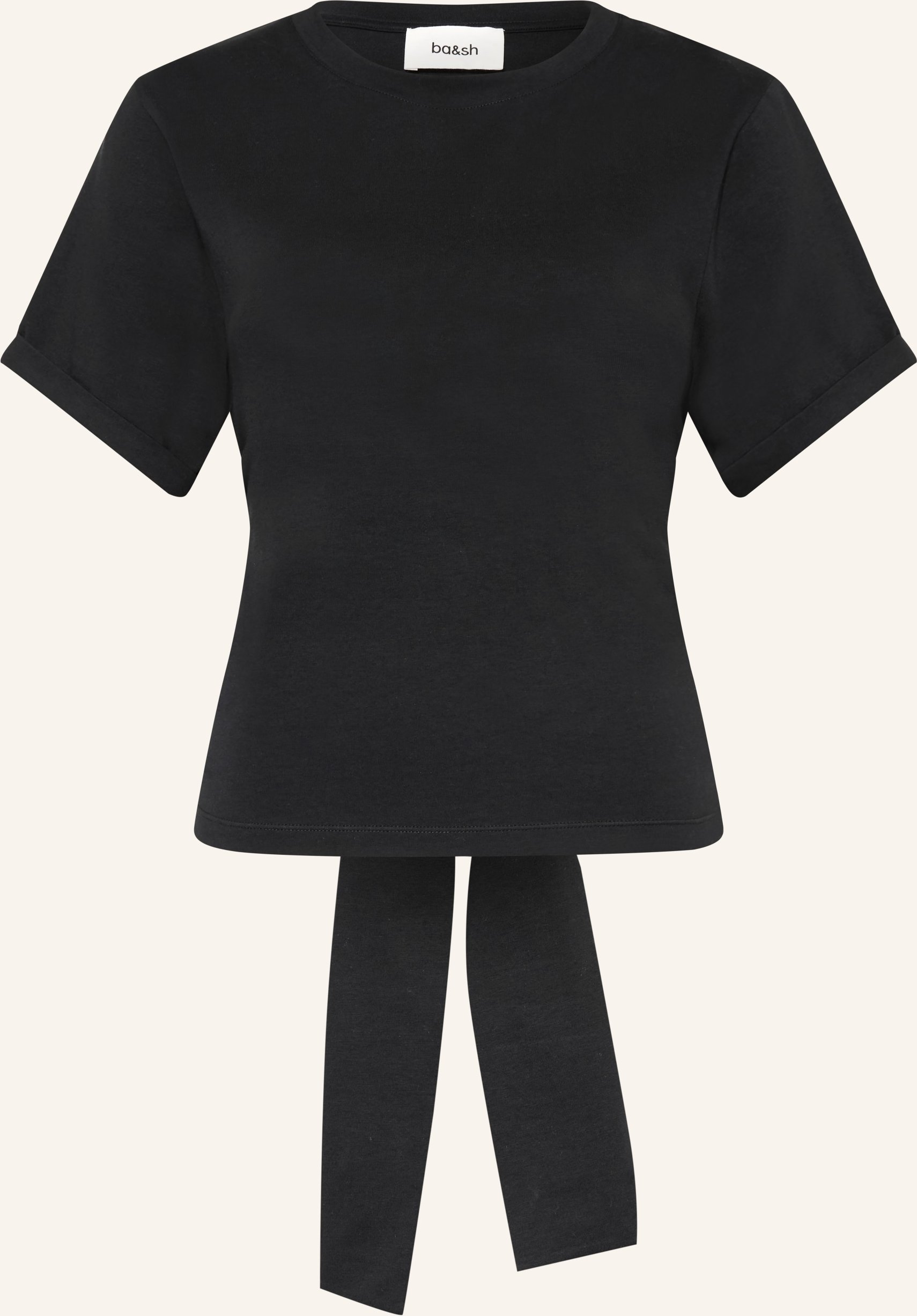 Ba&Sh T-Shirt Blanca schwarz