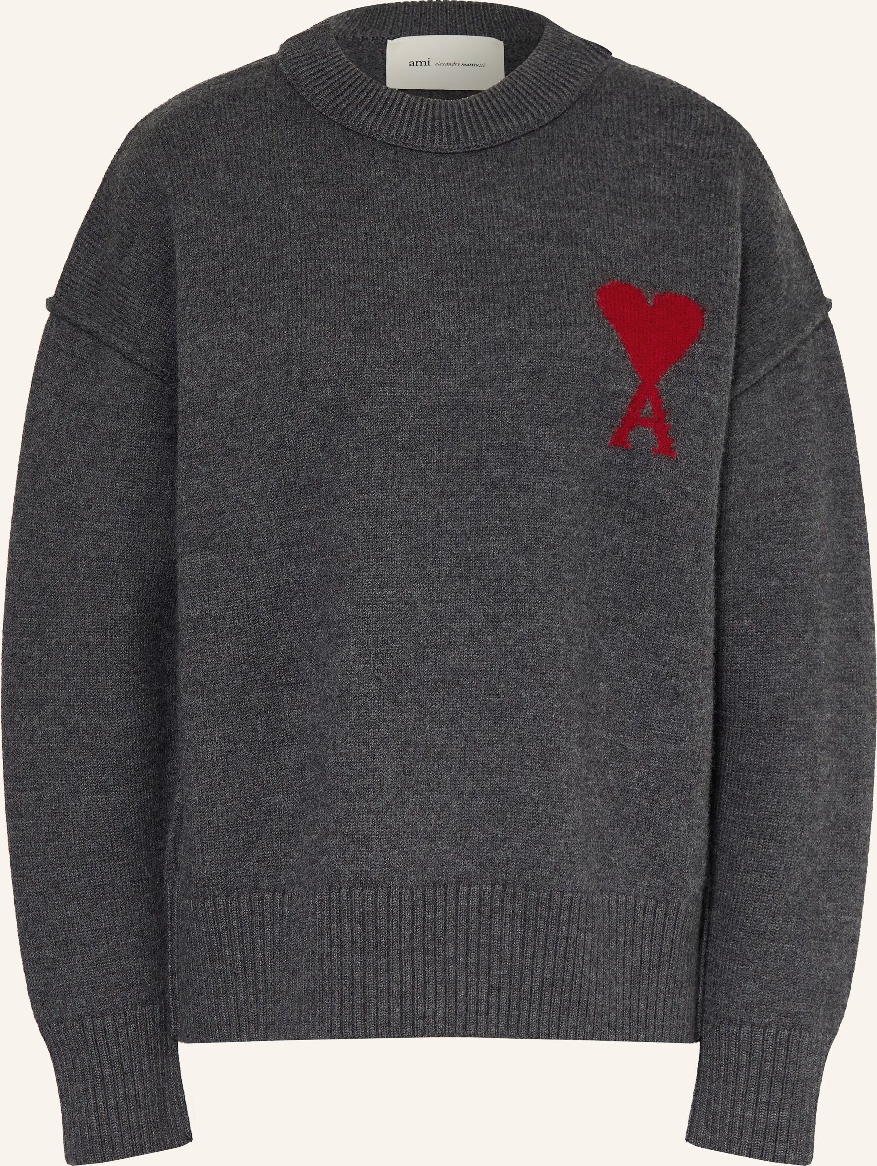 Ami Paris Pullover grau