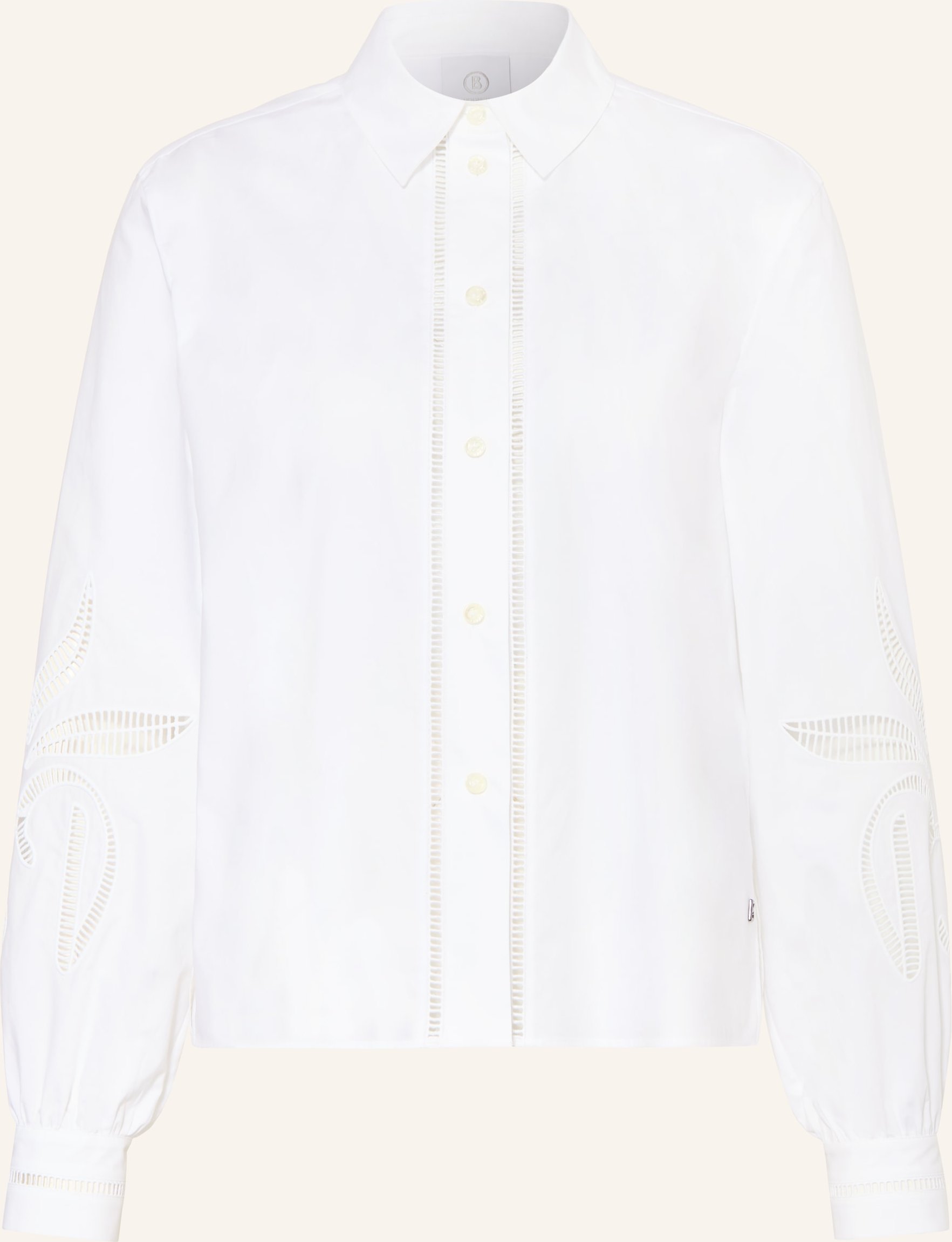 Bogner Hemdbluse Summer Mit Spitze weiss