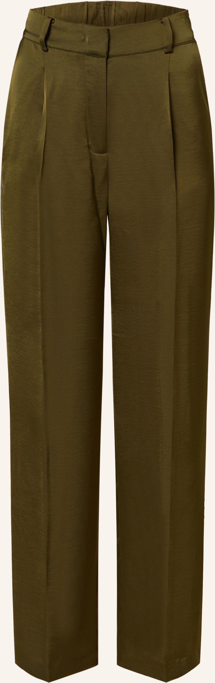 dante6 Marlenehose d6jules Aus Satin gruen