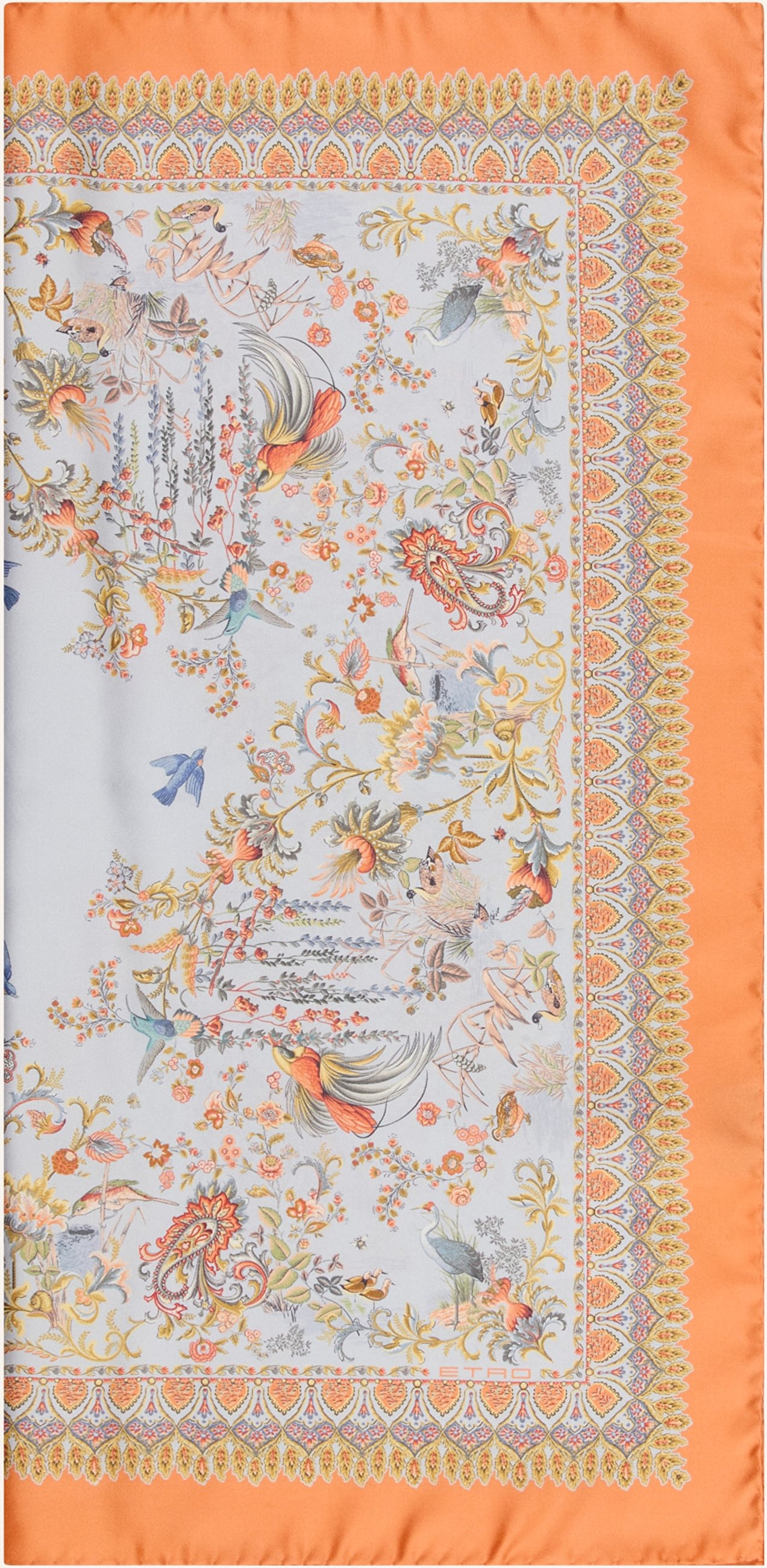 Etro Seidentuch orange