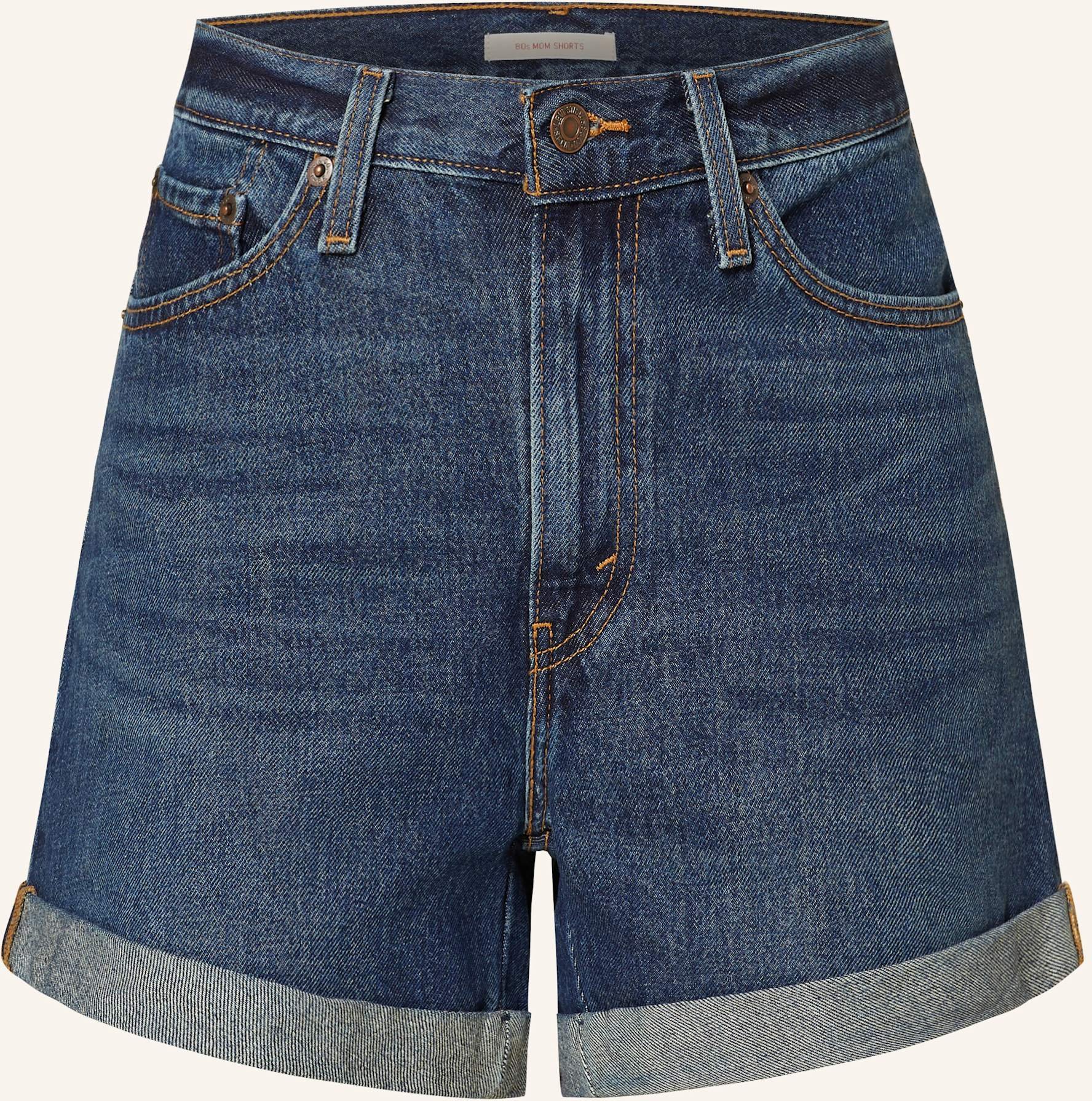 Levi's® Jeansshorts Rolled 80s Mom blau