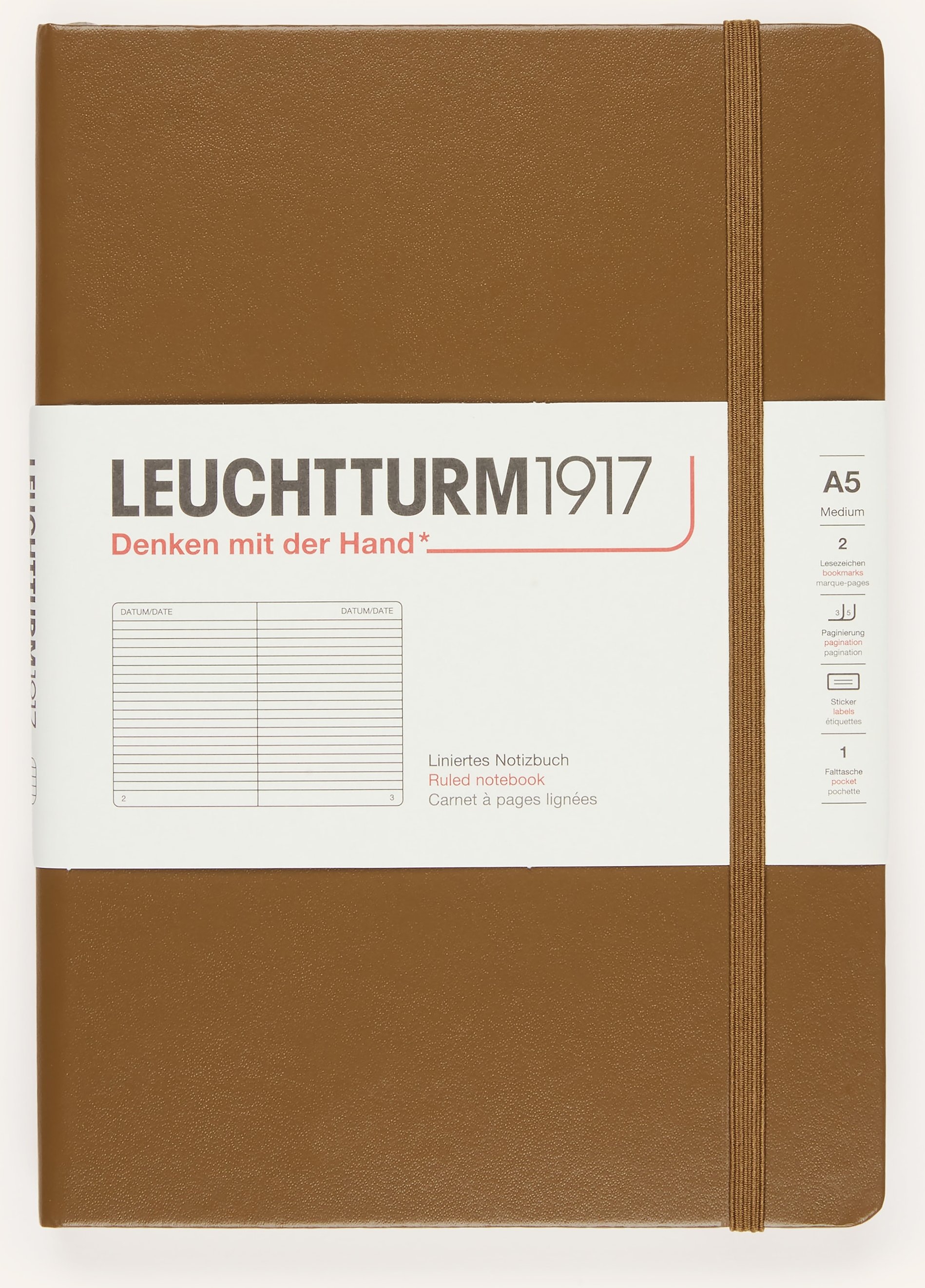 leuchtturm1917 Notizbuch Medium braun