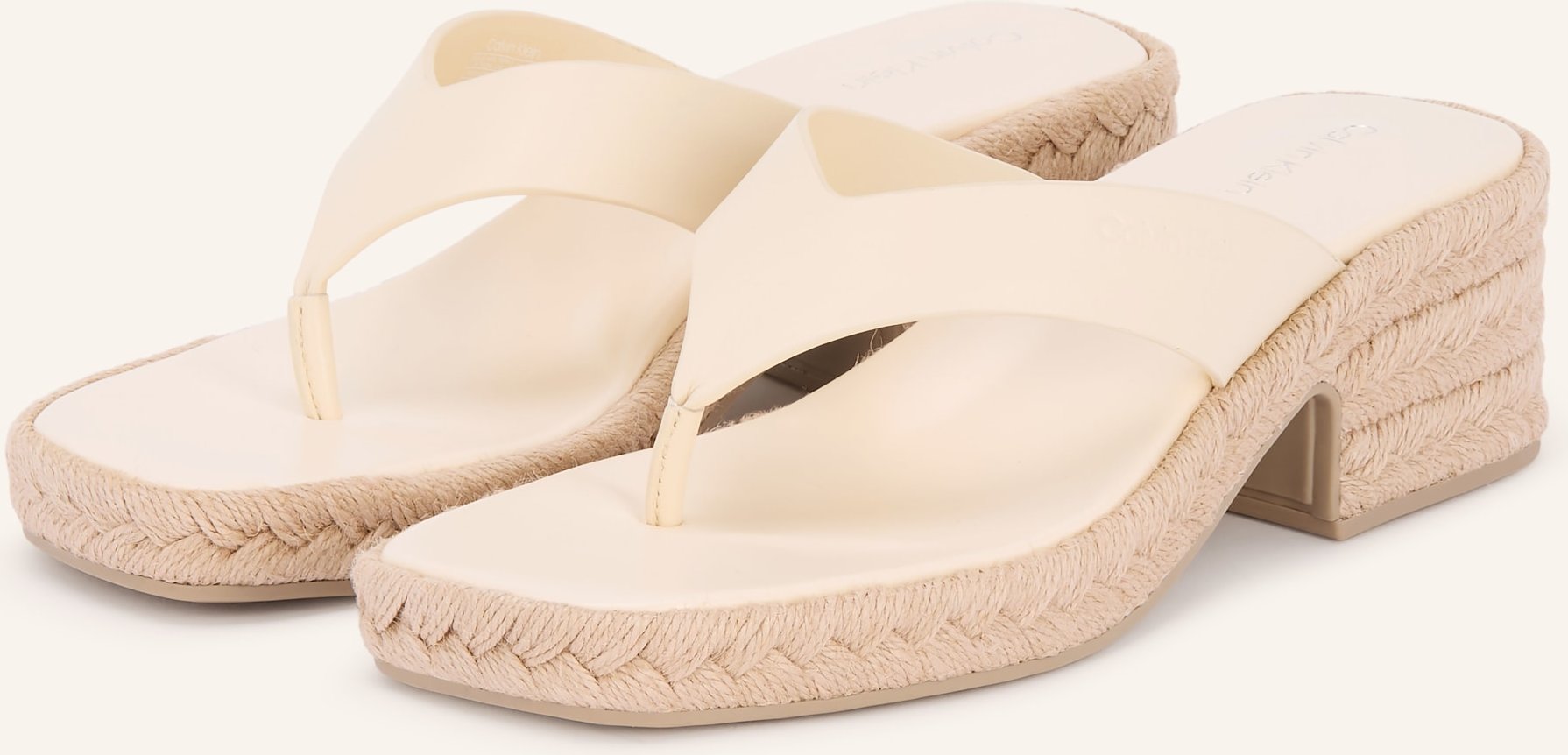 Calvin Klein Zehentrenner weiss