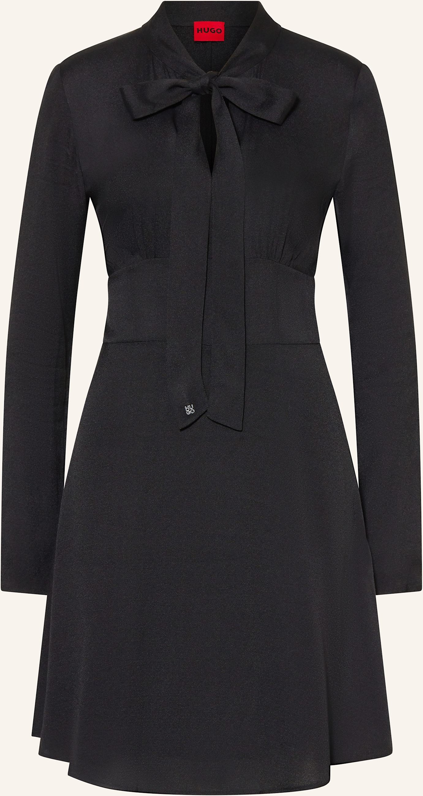 Hugo Schluppenkleid Kinge schwarz
