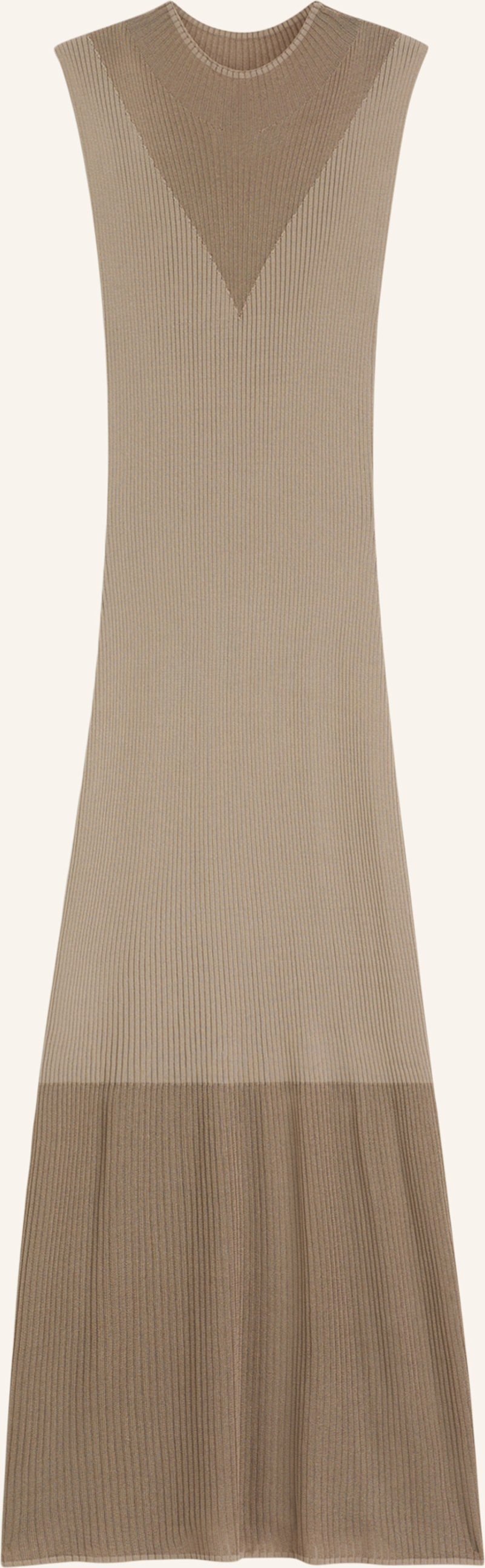 Thumbnail - Hugo Gestricktes Kleid Slyanny Slim Fit braun