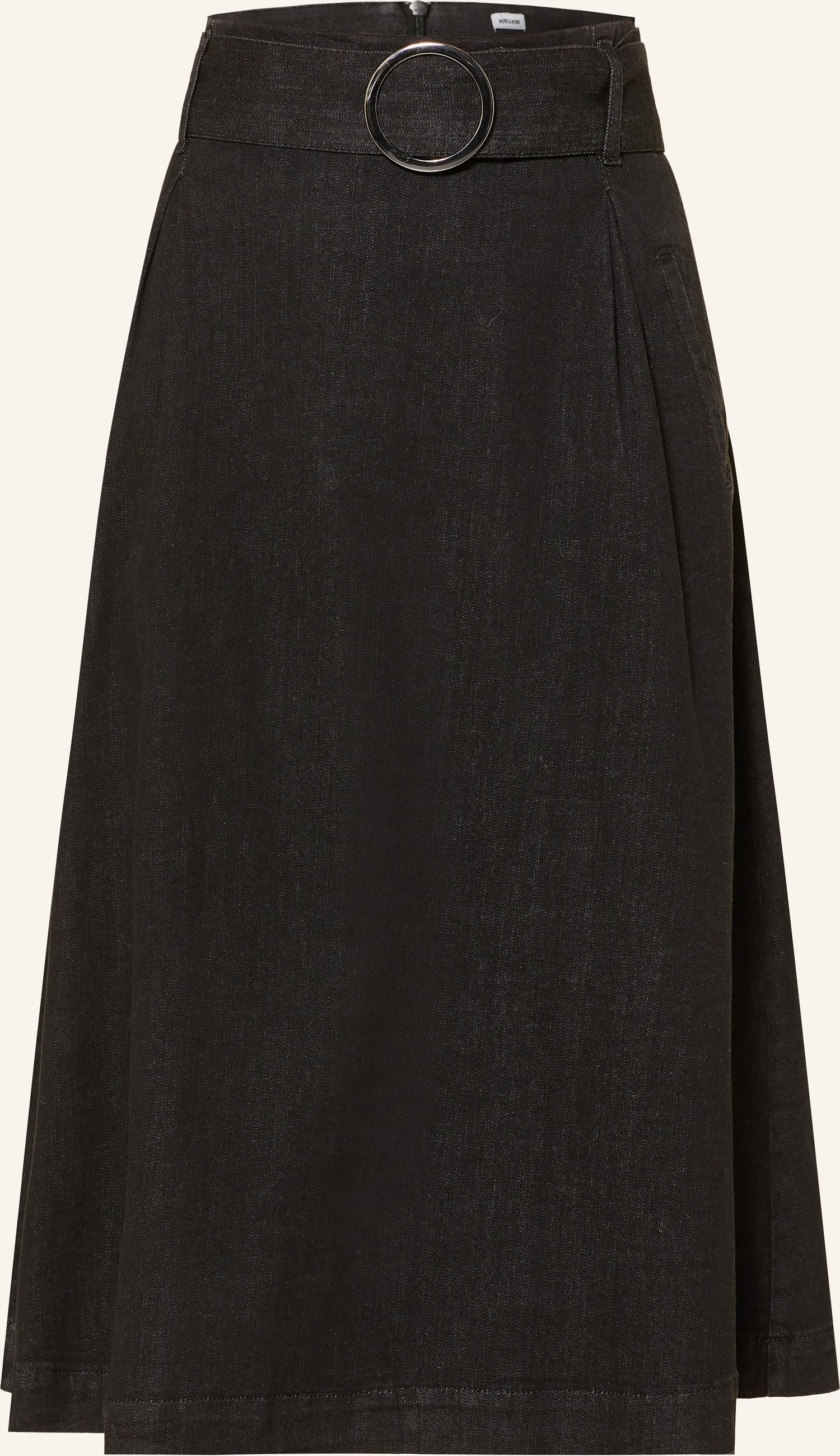 More & More Jeansrock grau