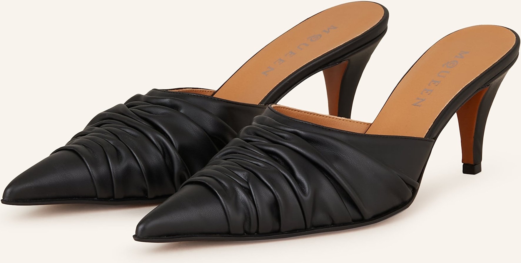 Mcqueen Mules schwarz