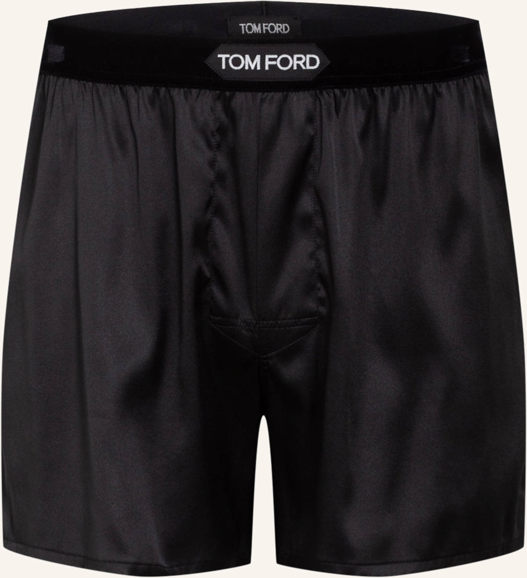 Tom Ford Boxershorts Aus Seide schwarz