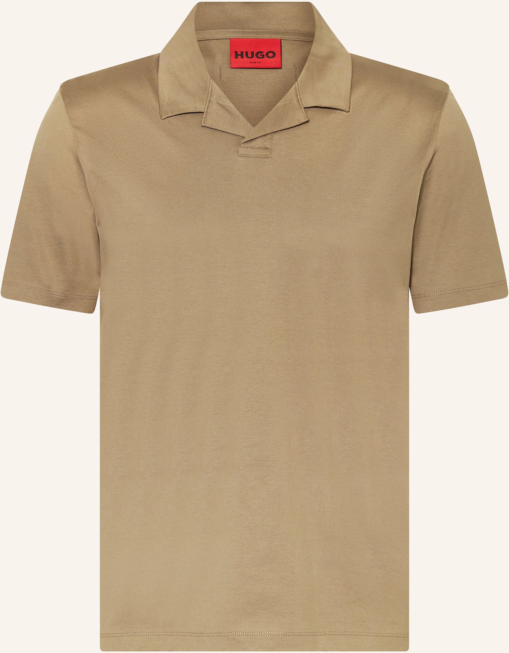 Hugo Jersey-Poloshirt Dimerspolo braun