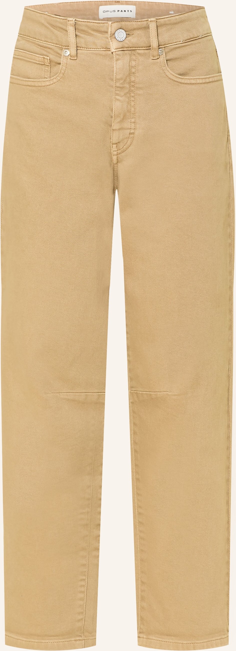 Opus Pants Barrel Jeans Melly Relax beige