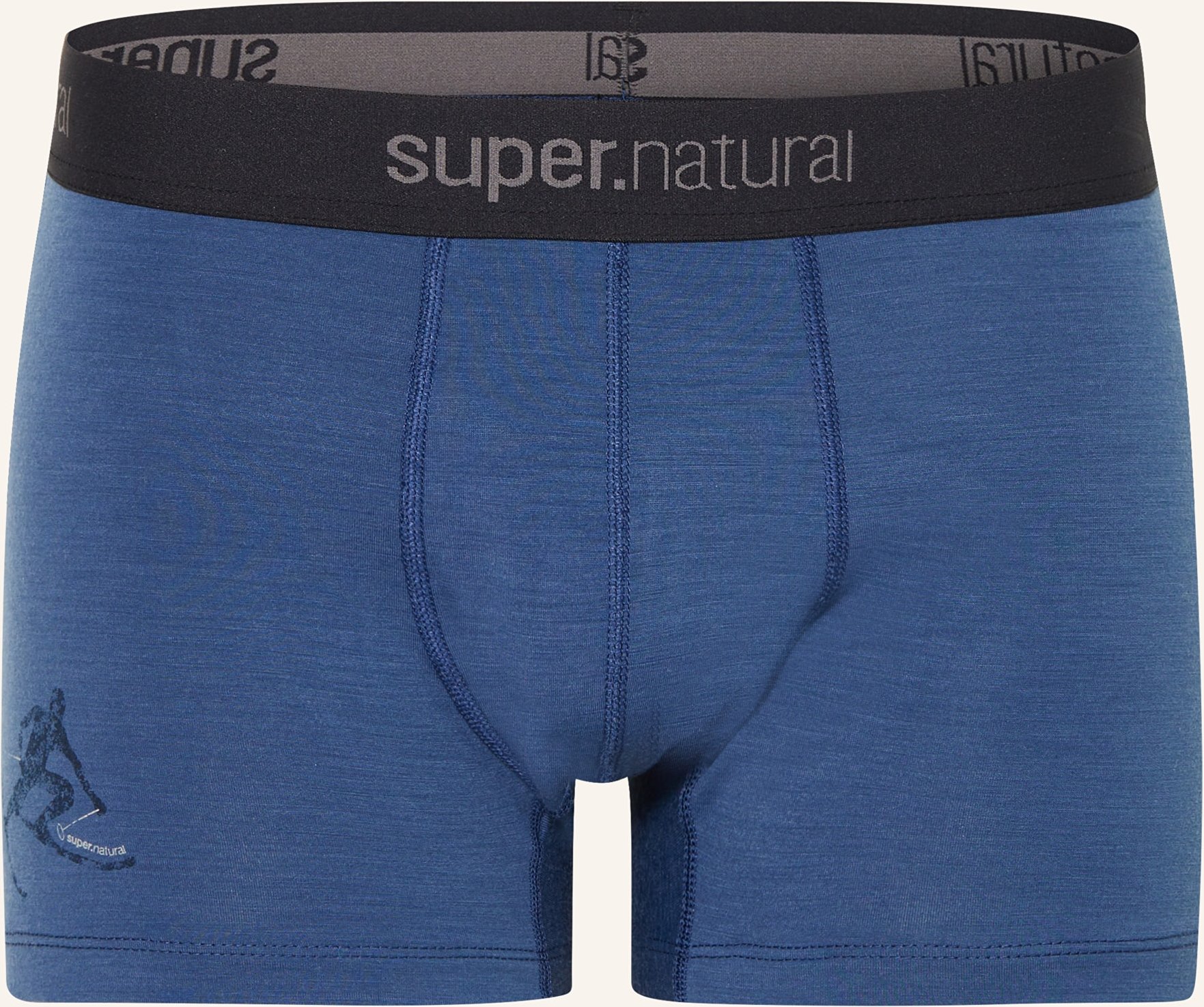Super.Natural Funktionswäsche-Boxershorts tundra175 Toni Mit Merinowolle blau