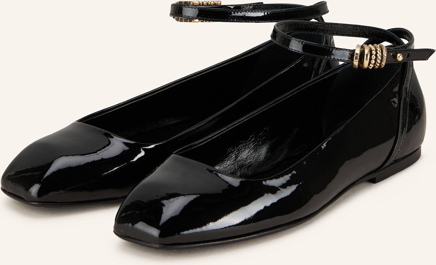 Dorothee Schumacher Ballerinas Glossy Shine schwarz