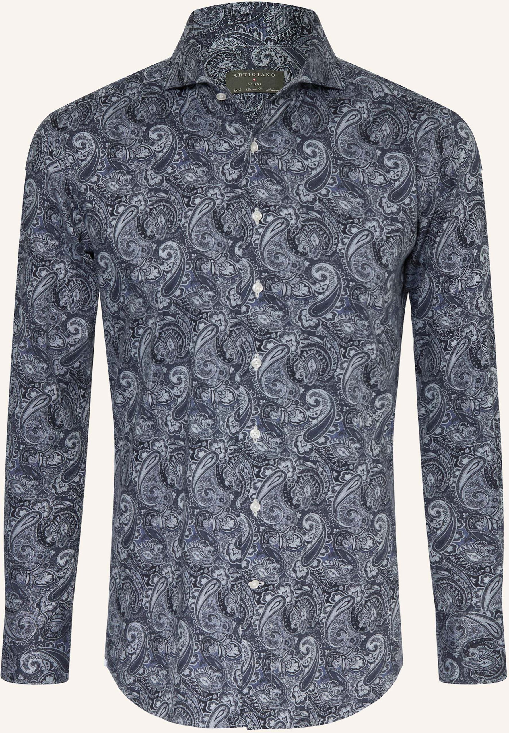 Artigiano Hemd Classic Fit blau