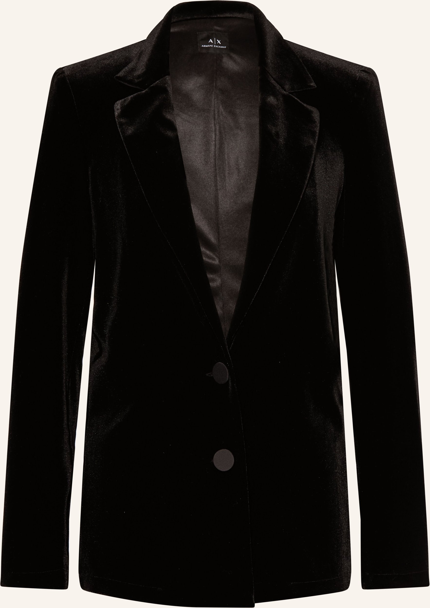 Armani Exchange Samtblazer schwarz