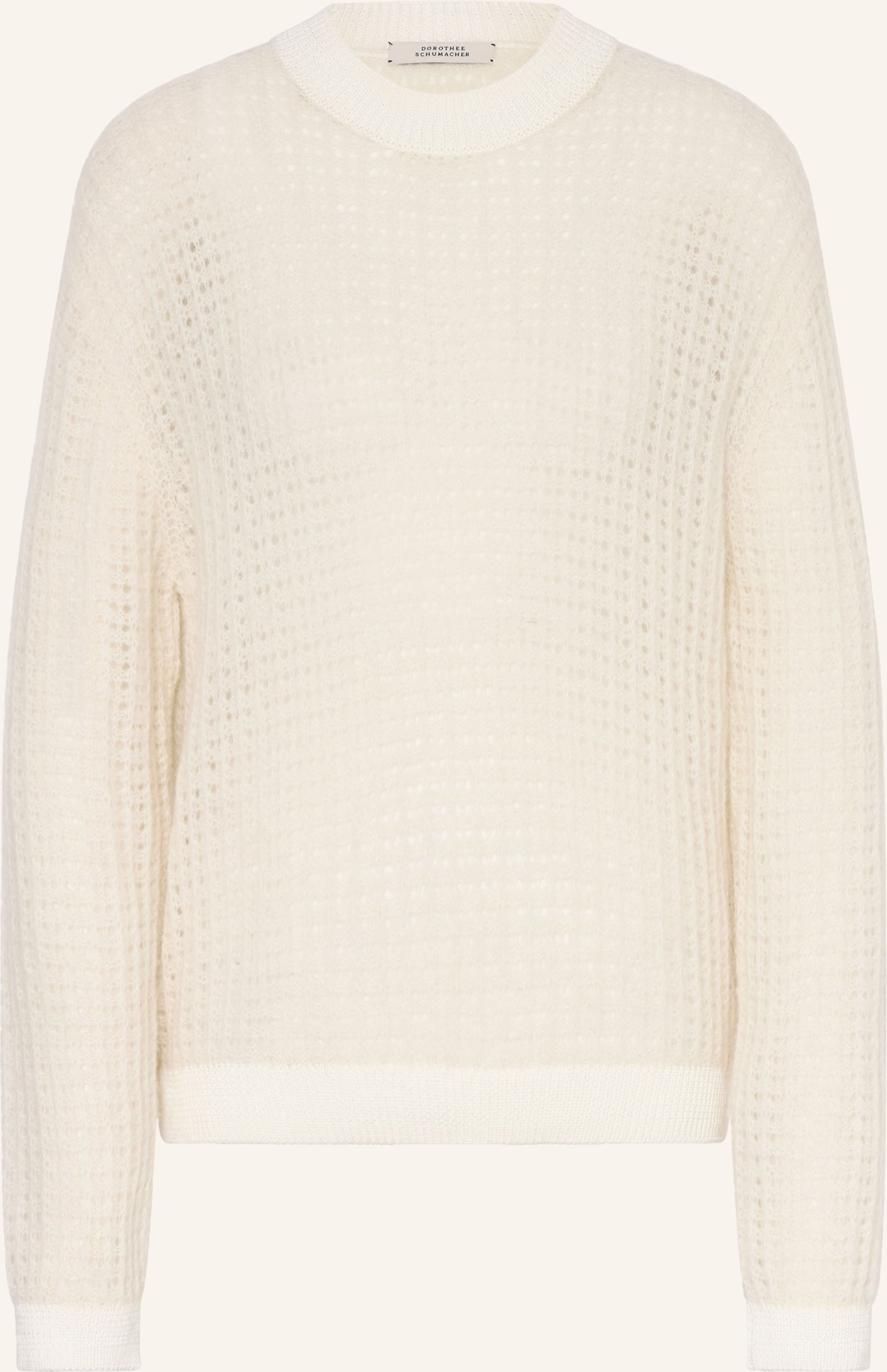 Dorothee Schumacher Pullover Airy Softness Mit Alpaka weiss