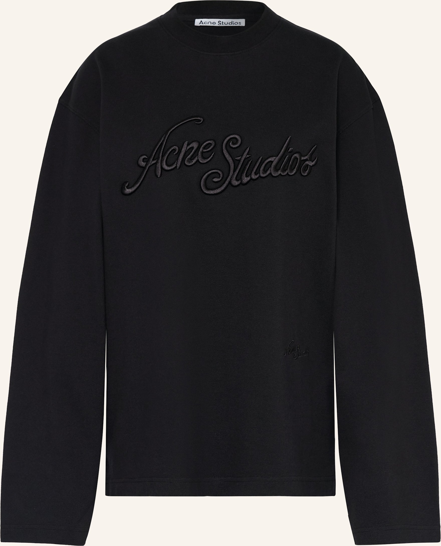 Acne Studios Longsleeve schwarz