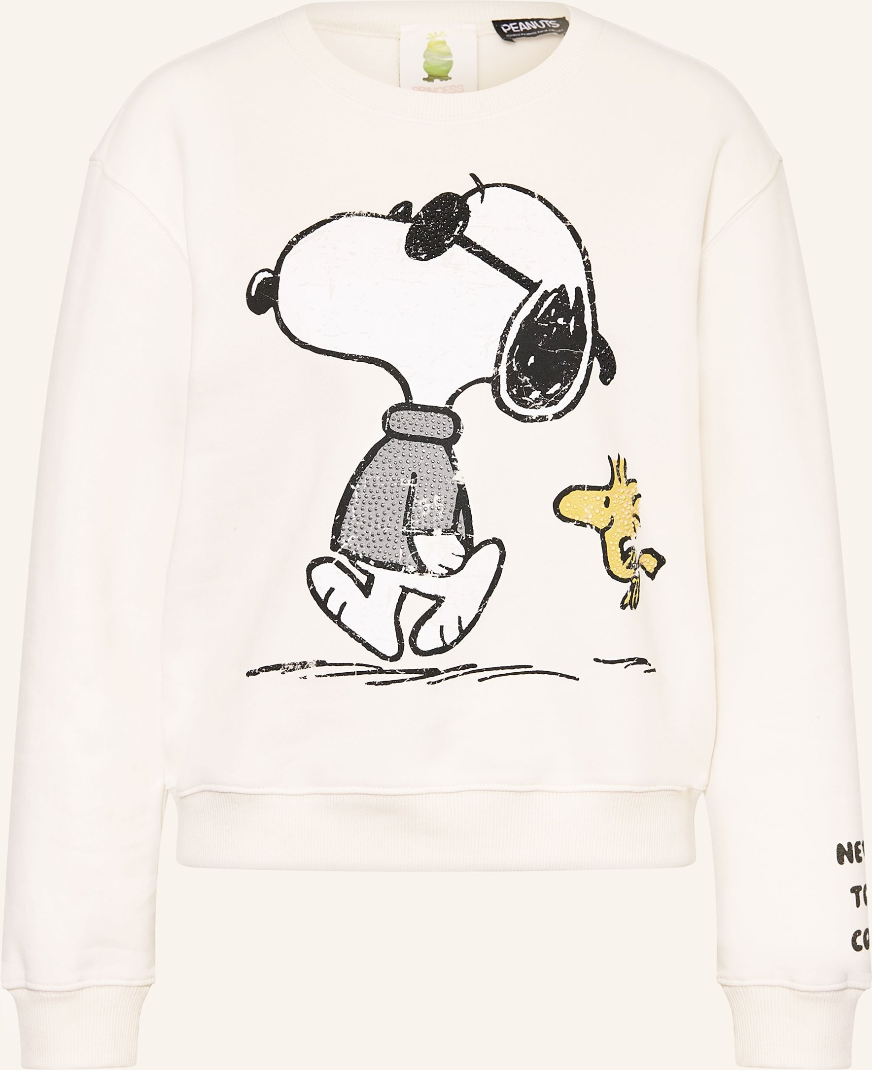 Princess Goes Hollywood Sweatshirt Mit Schmucksteinen weiss