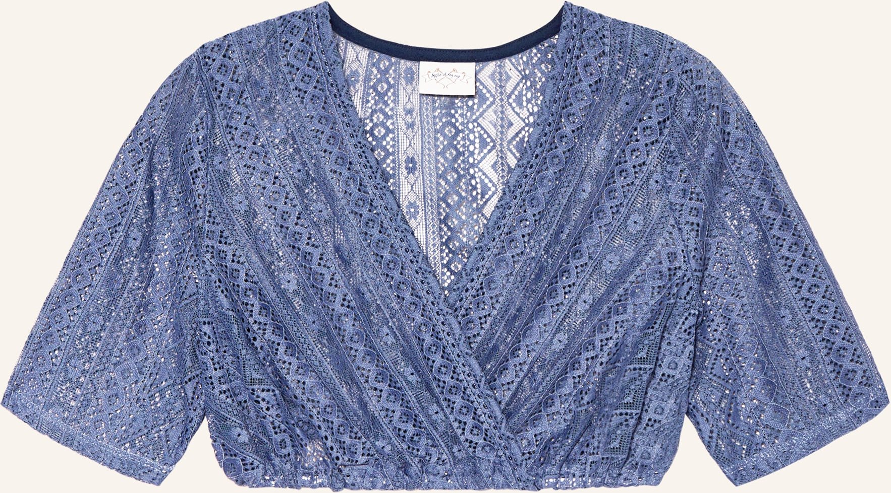 Thumbnail - Berwin & Wolff Dirndlbluse Aus Spitze blau