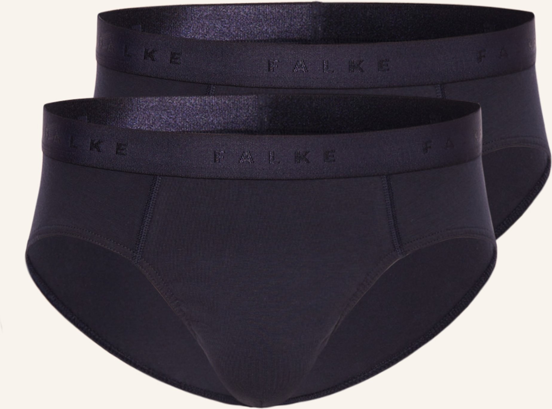 Falke 2er-Pack Slips Daily Comfort blau