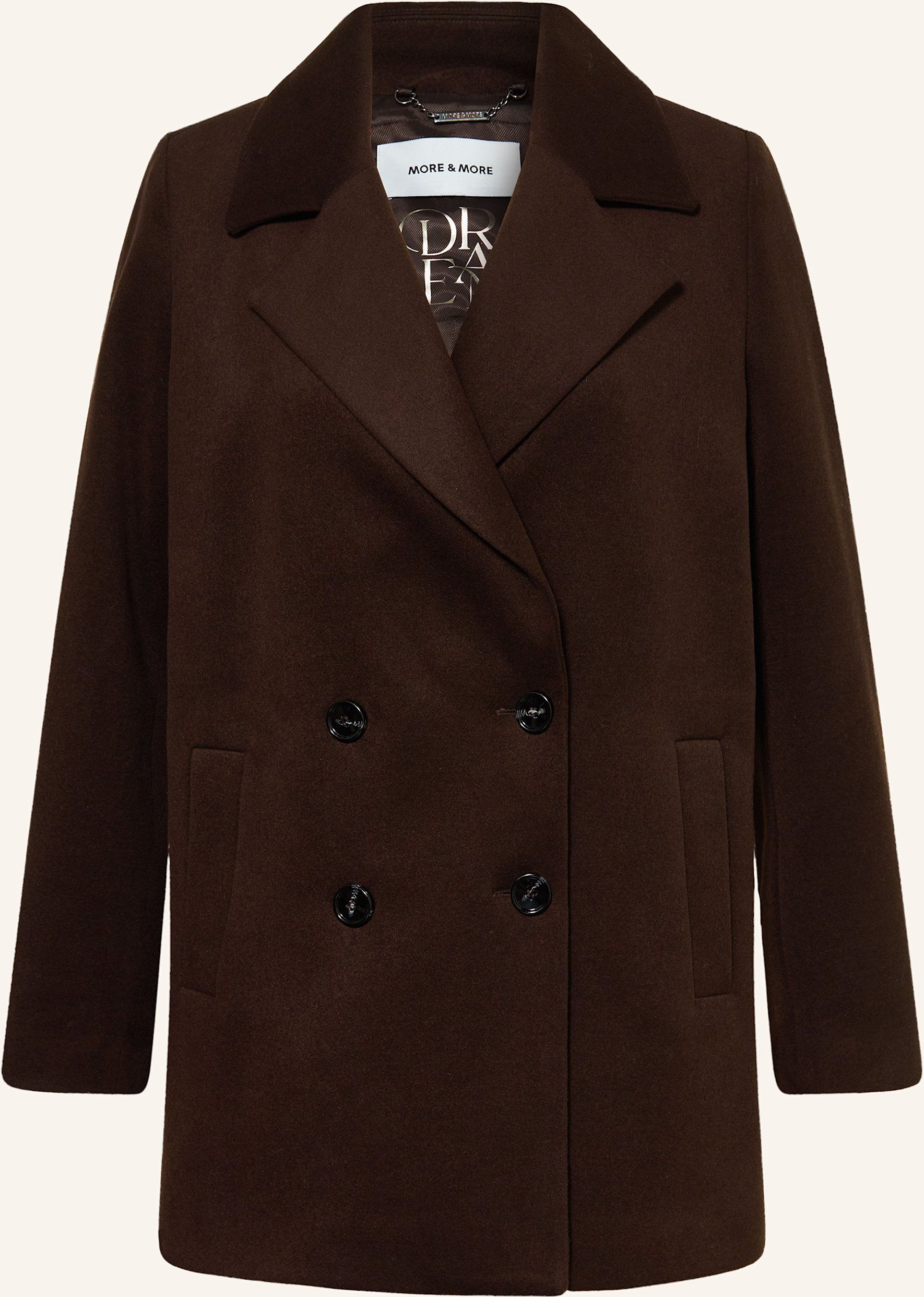 More & More Softdaunenweste braun