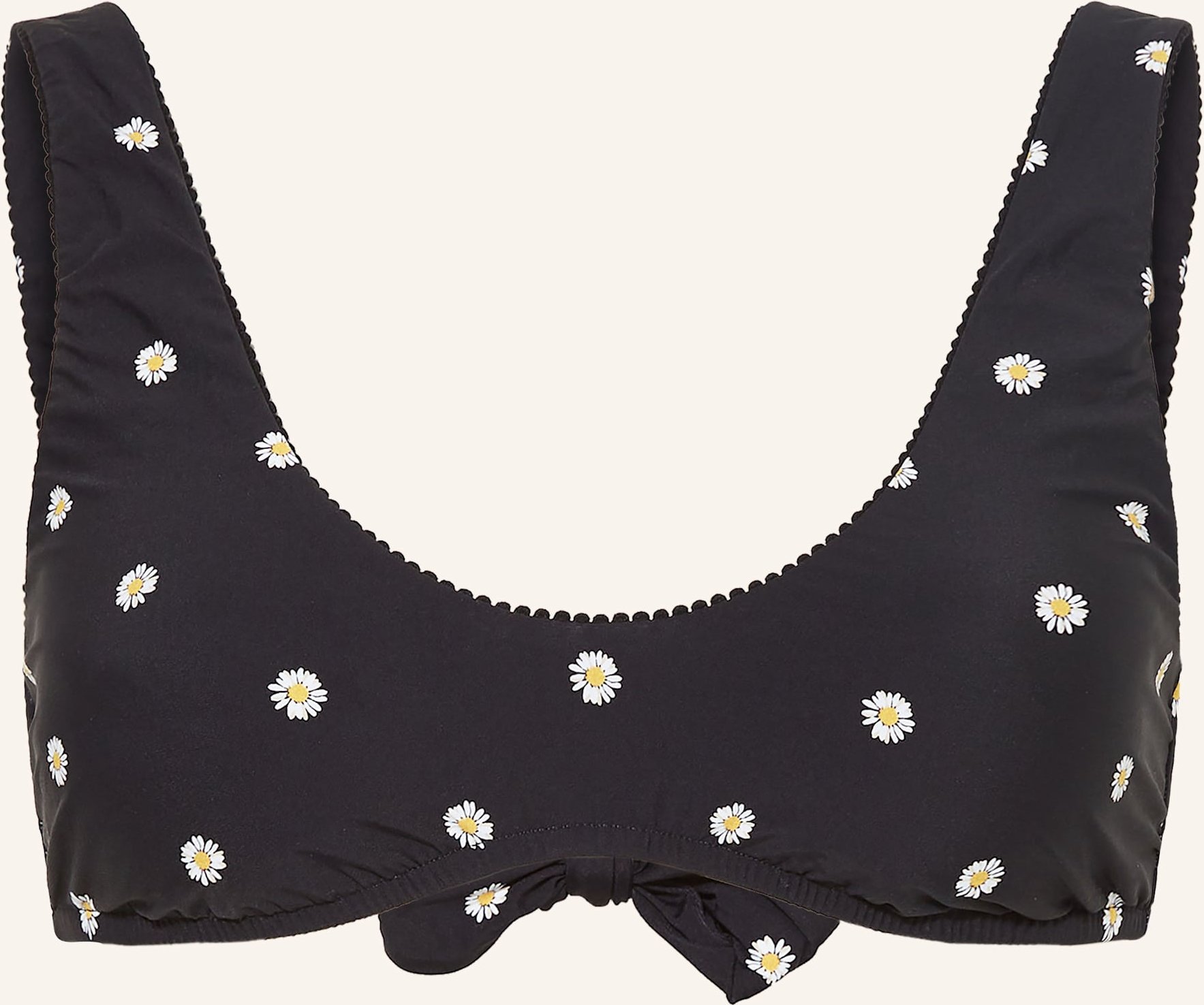 Seafolly Bralette-Bikini-Top Daisychain schwarz
