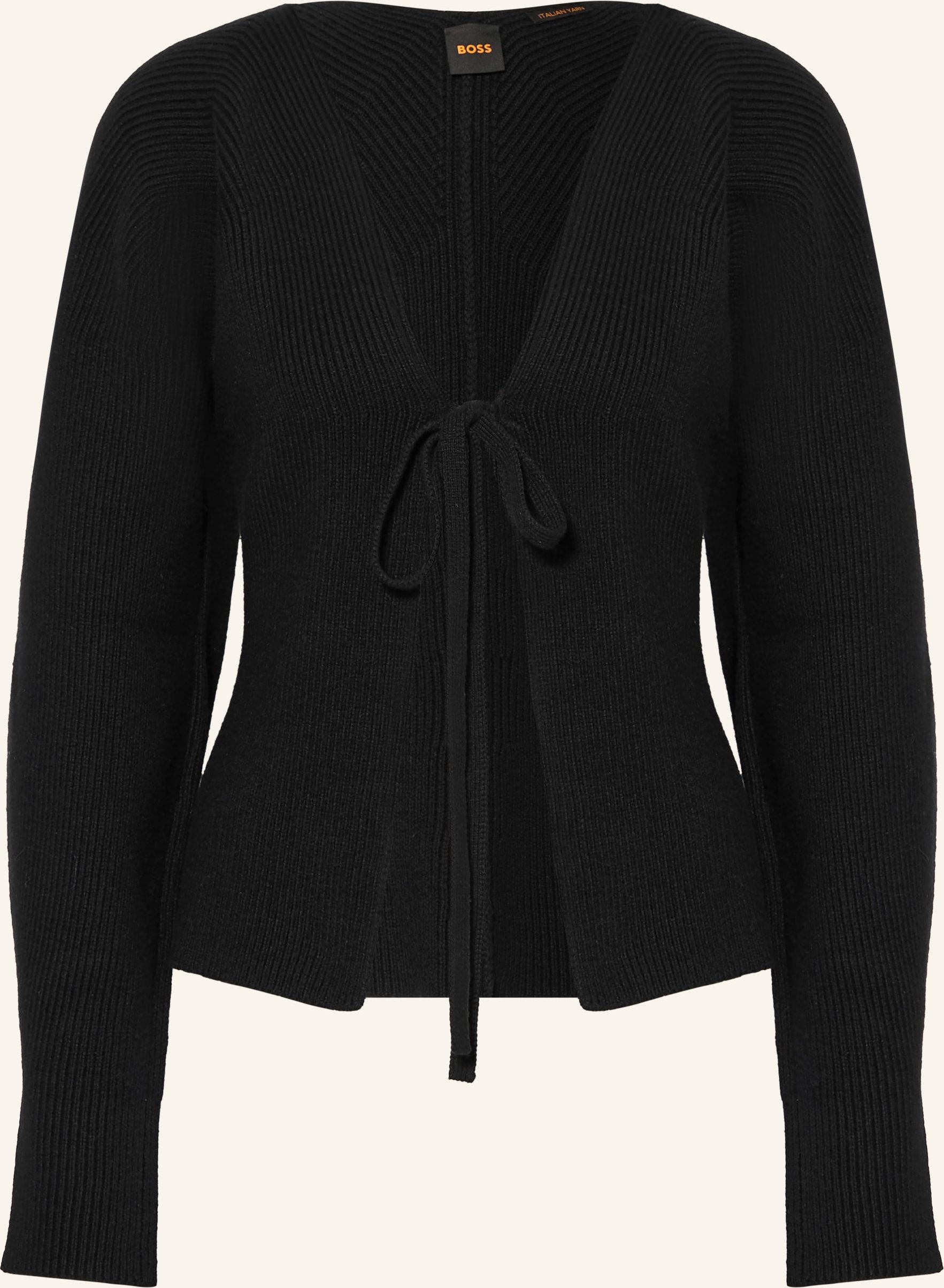 Boss Strickjacke Fumm schwarz