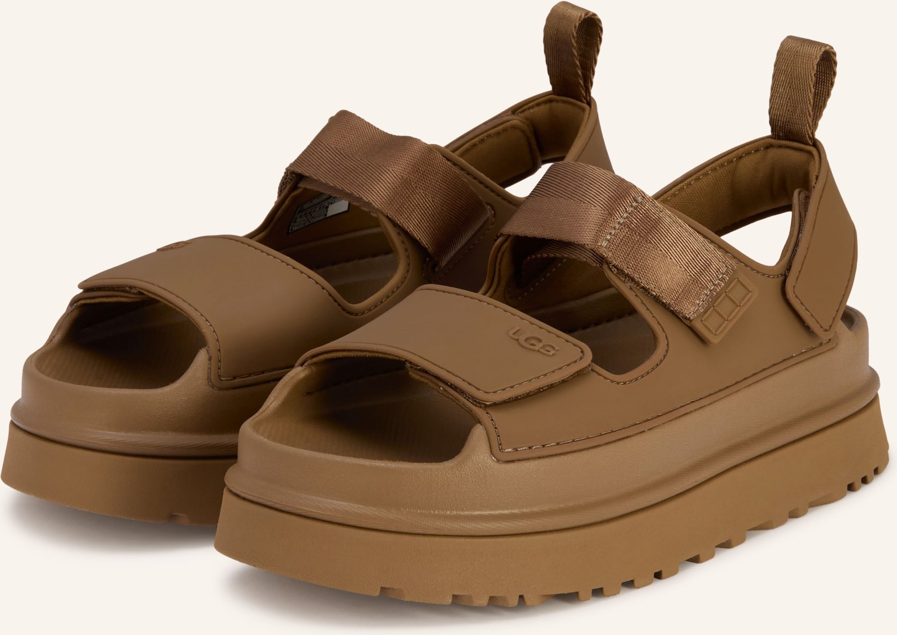 Ugg Plateau-Sandalen Goldenglow braun