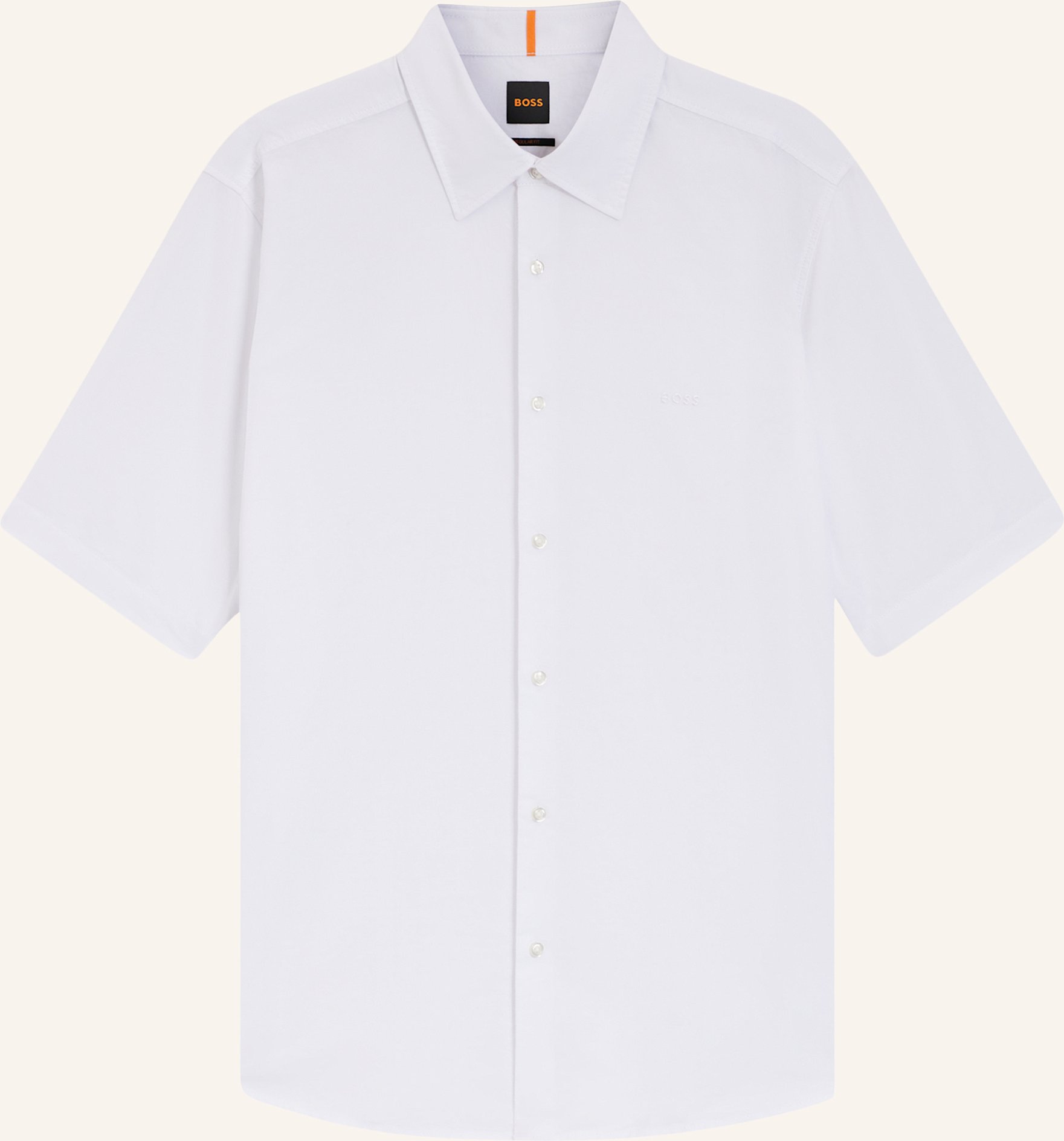 Boss Casual Hemd Rash_2_M Regular Fit weiss