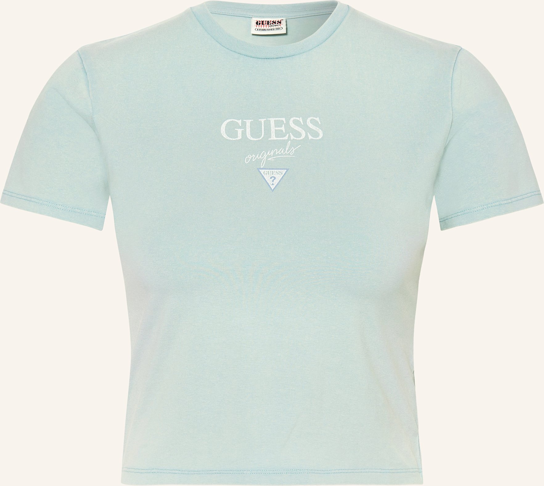 Guess Jeans Cropped-Shirt Go Vintage Baker gruen