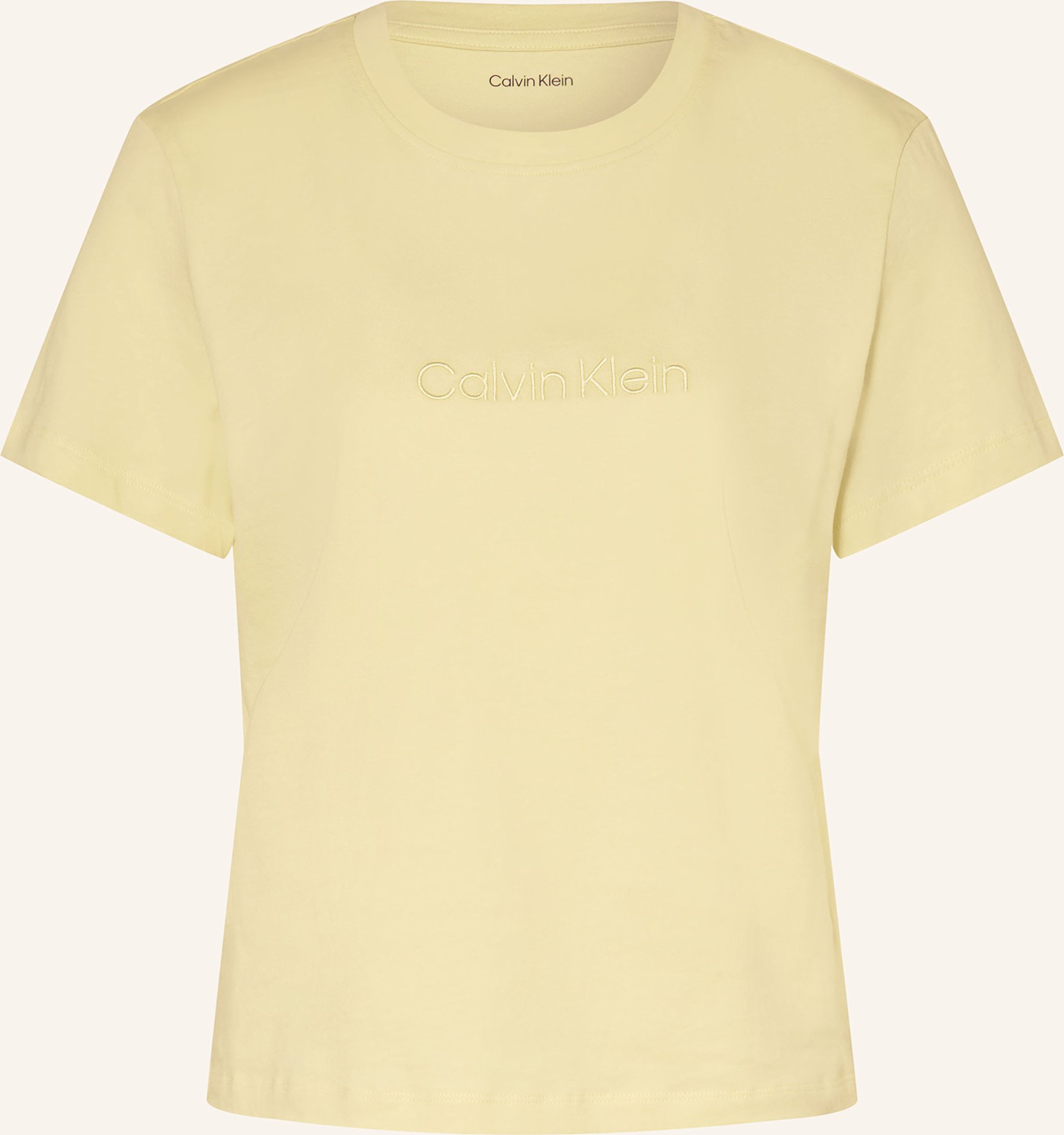 Calvin Klein Schlafshirt Pure Cotton gelb