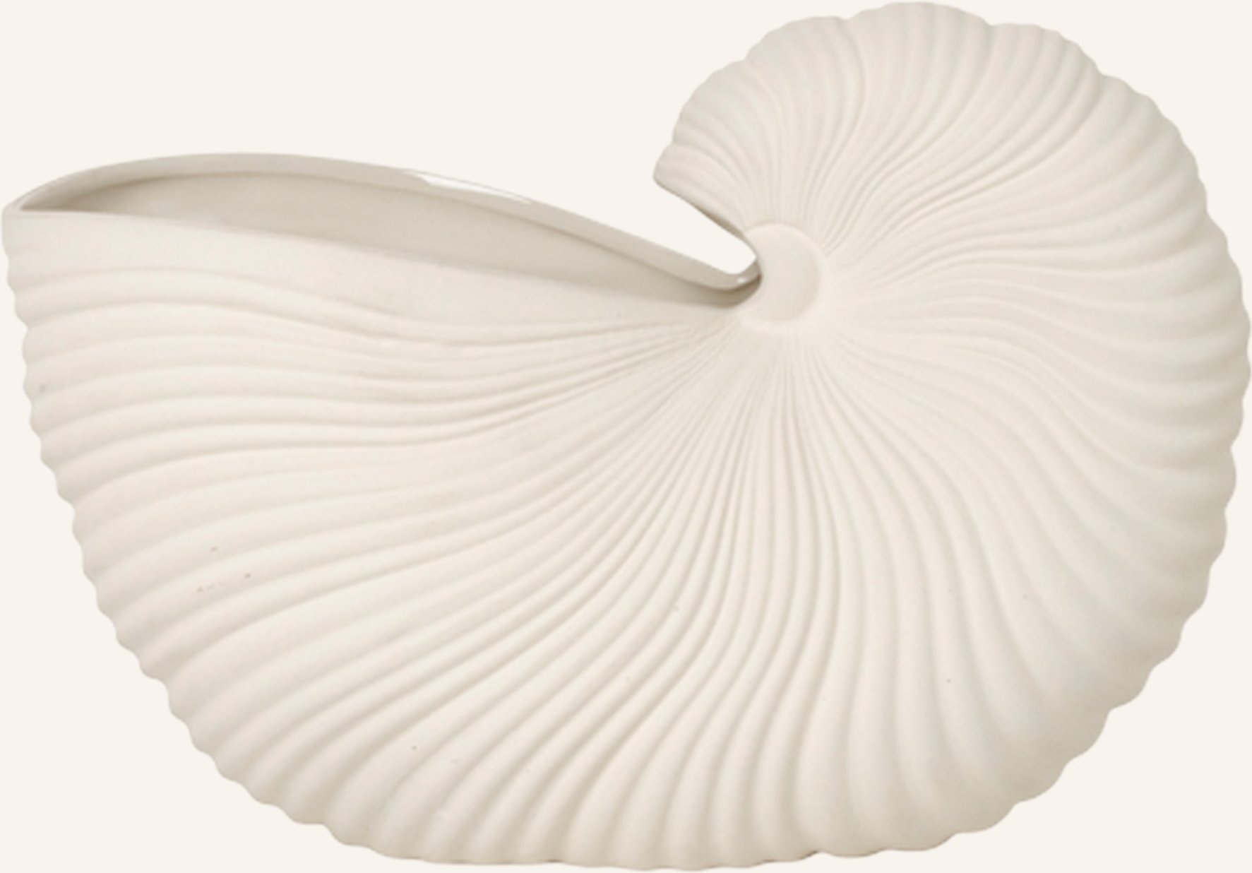 Ferm Living Blumentopf Shell weiss