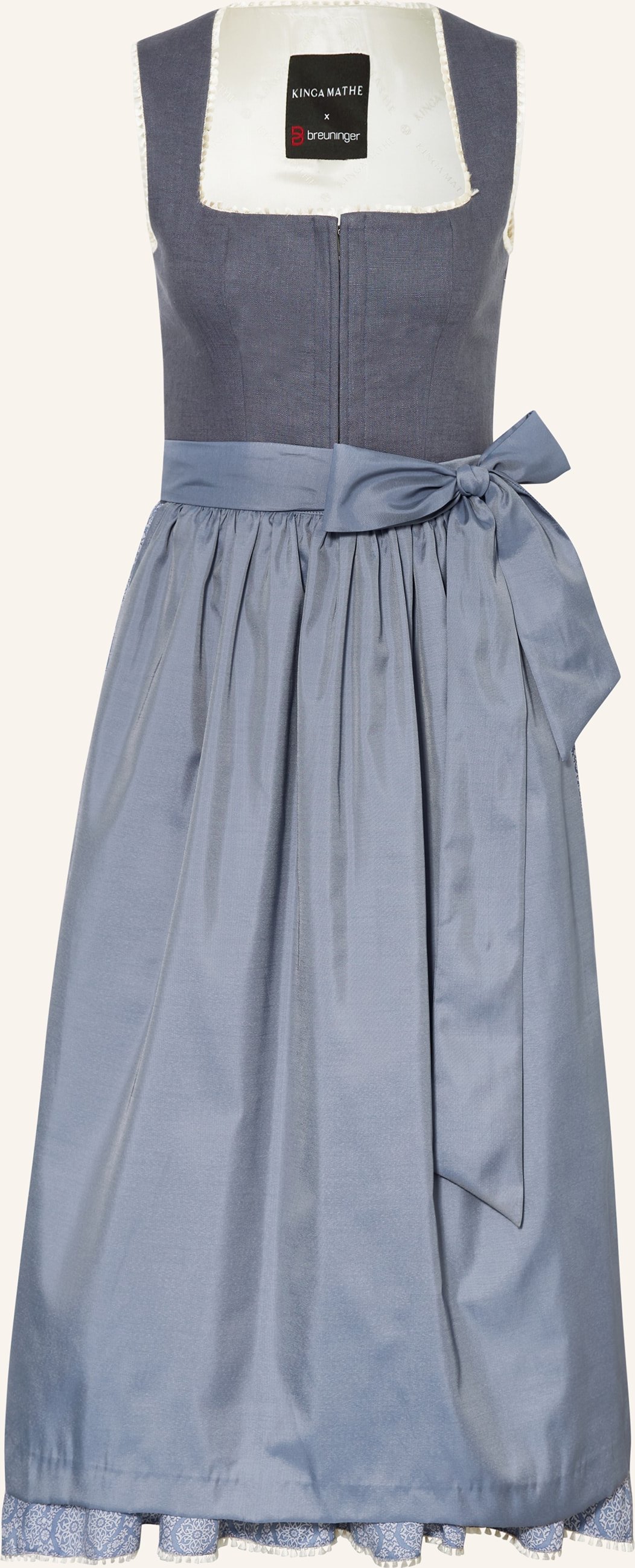 Thumbnail - Kinga Mathe Dirndl Conny Aus Leinen blau