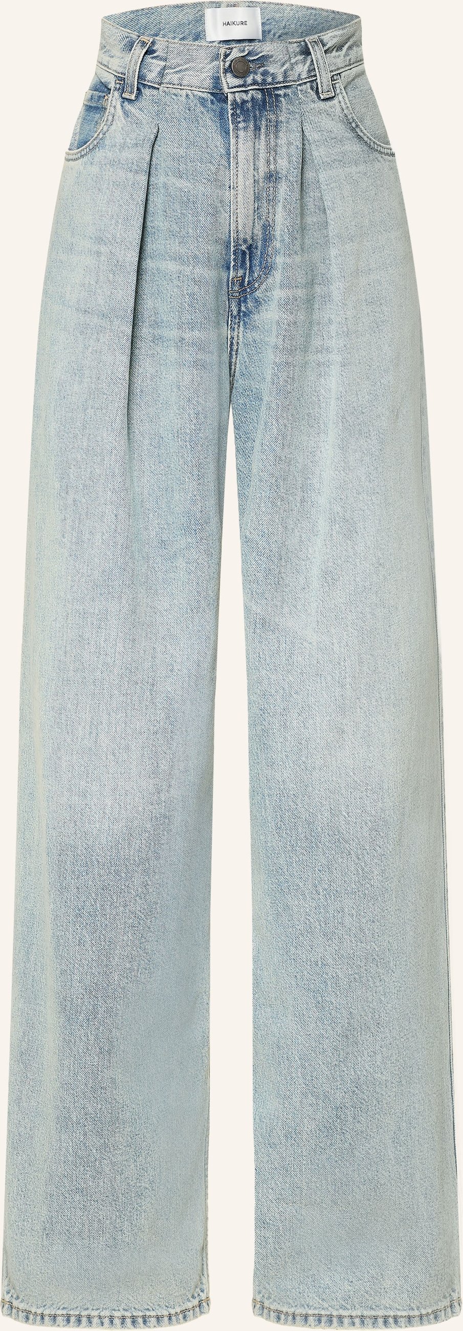 Haikure Wide Leg Jeans Candy blau
