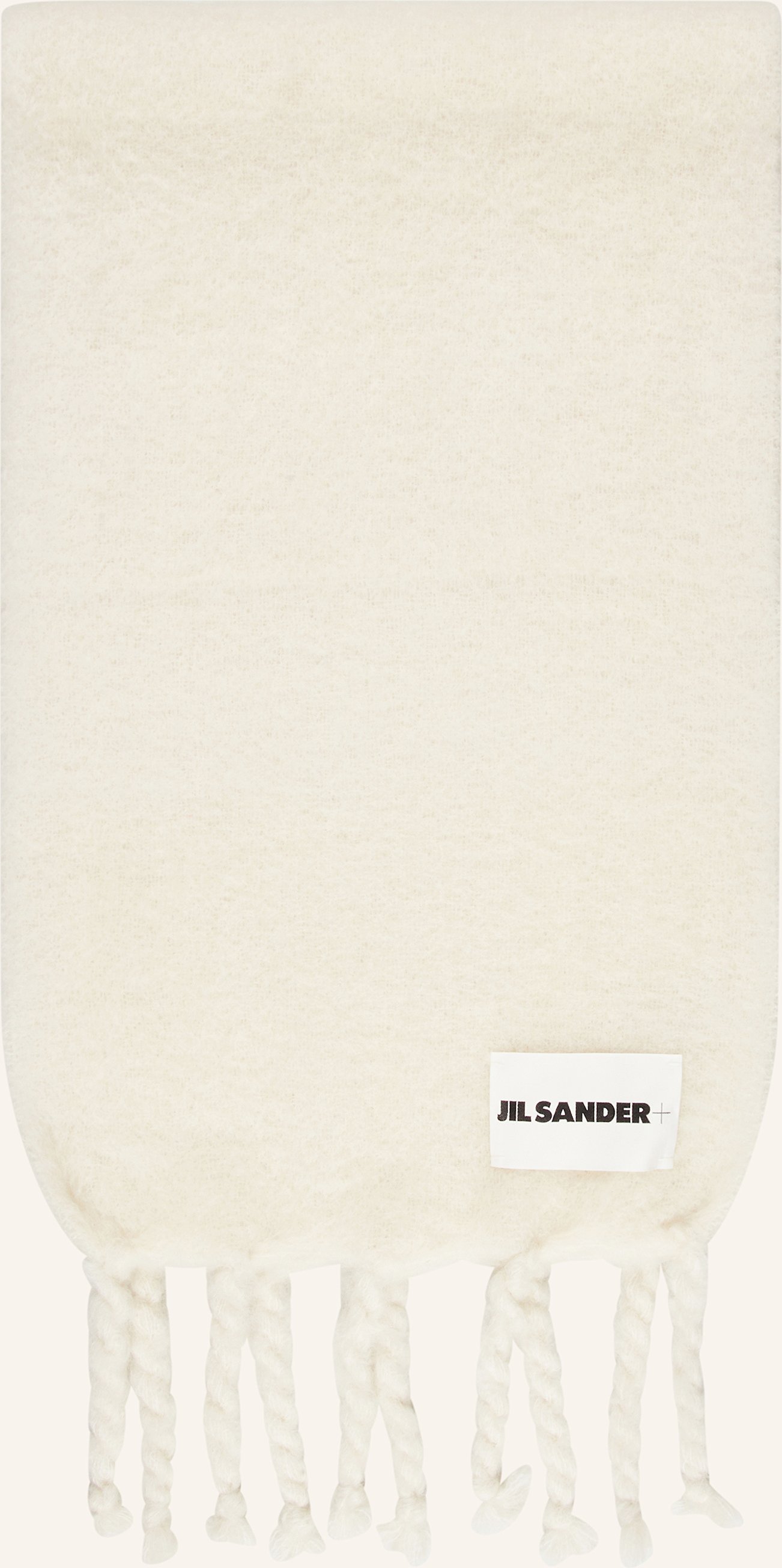 Jil Sander Mohair-Schal weiss