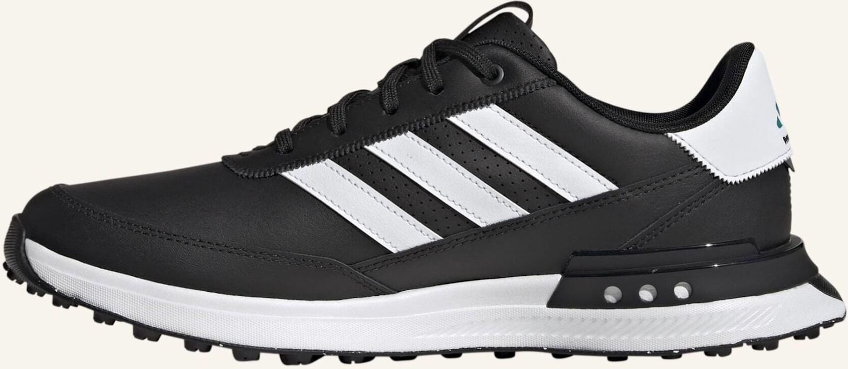 Adidas s2g Spikeless Leather 24 Golfschuh schwarz