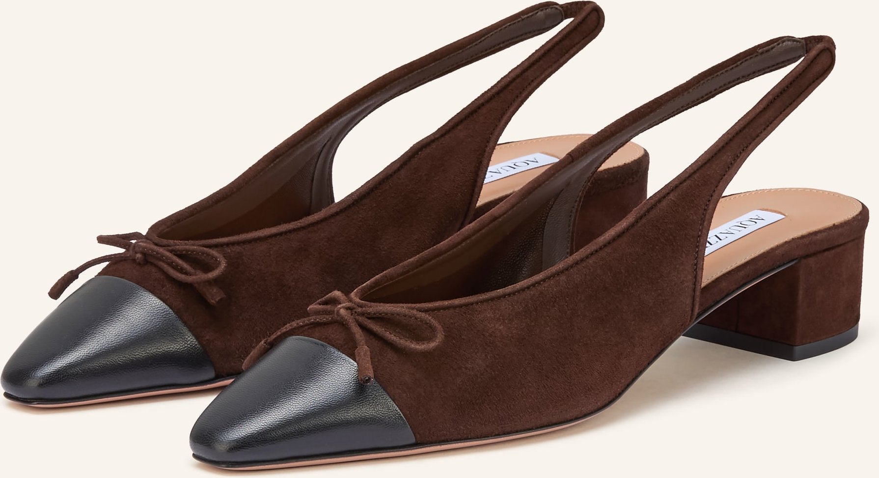 Aquazzura Slingpumps Gioia braun