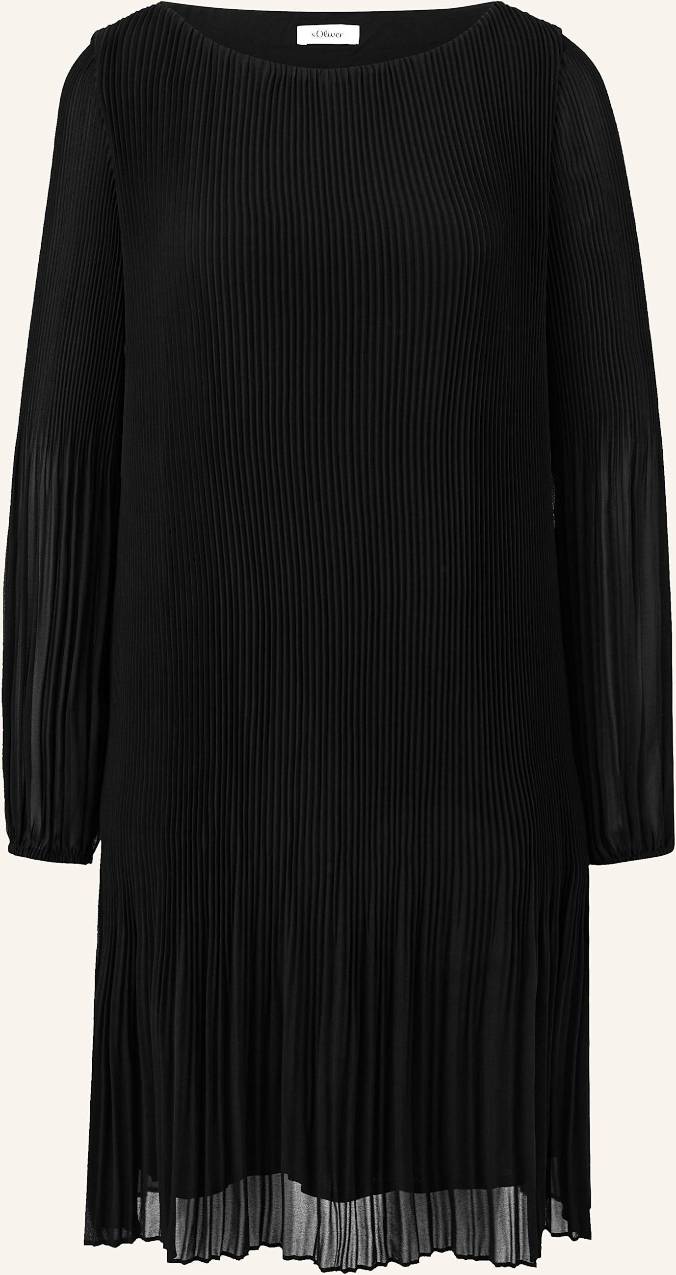 Thumbnail - S.Oliver Black Label Plisseekleid schwarz