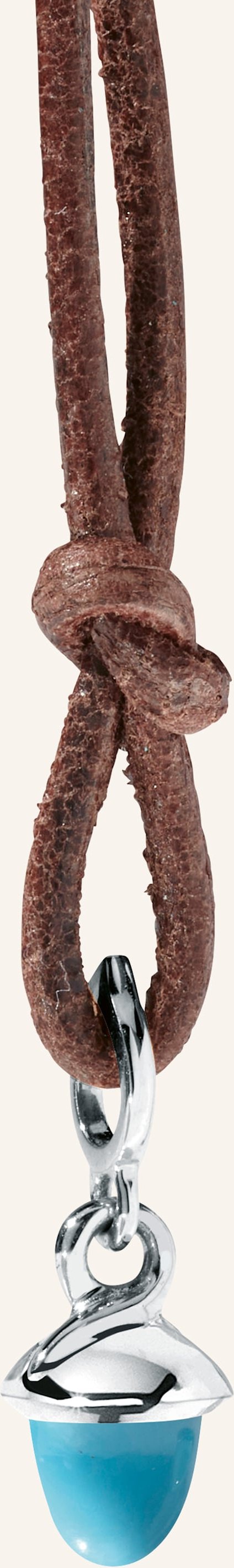 Tamara Comolli Anhänger Pendant Minimikado Turquoise 18k Weißgold silber