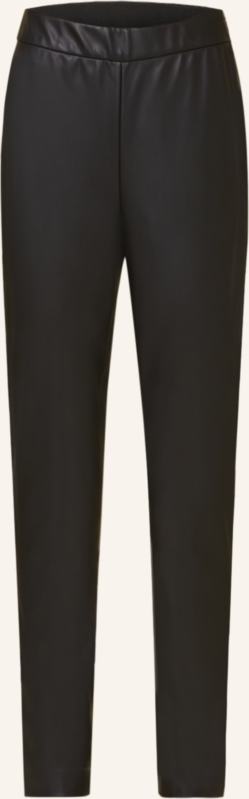 Boss Leggings Taslimah In Lederoptik schwarz