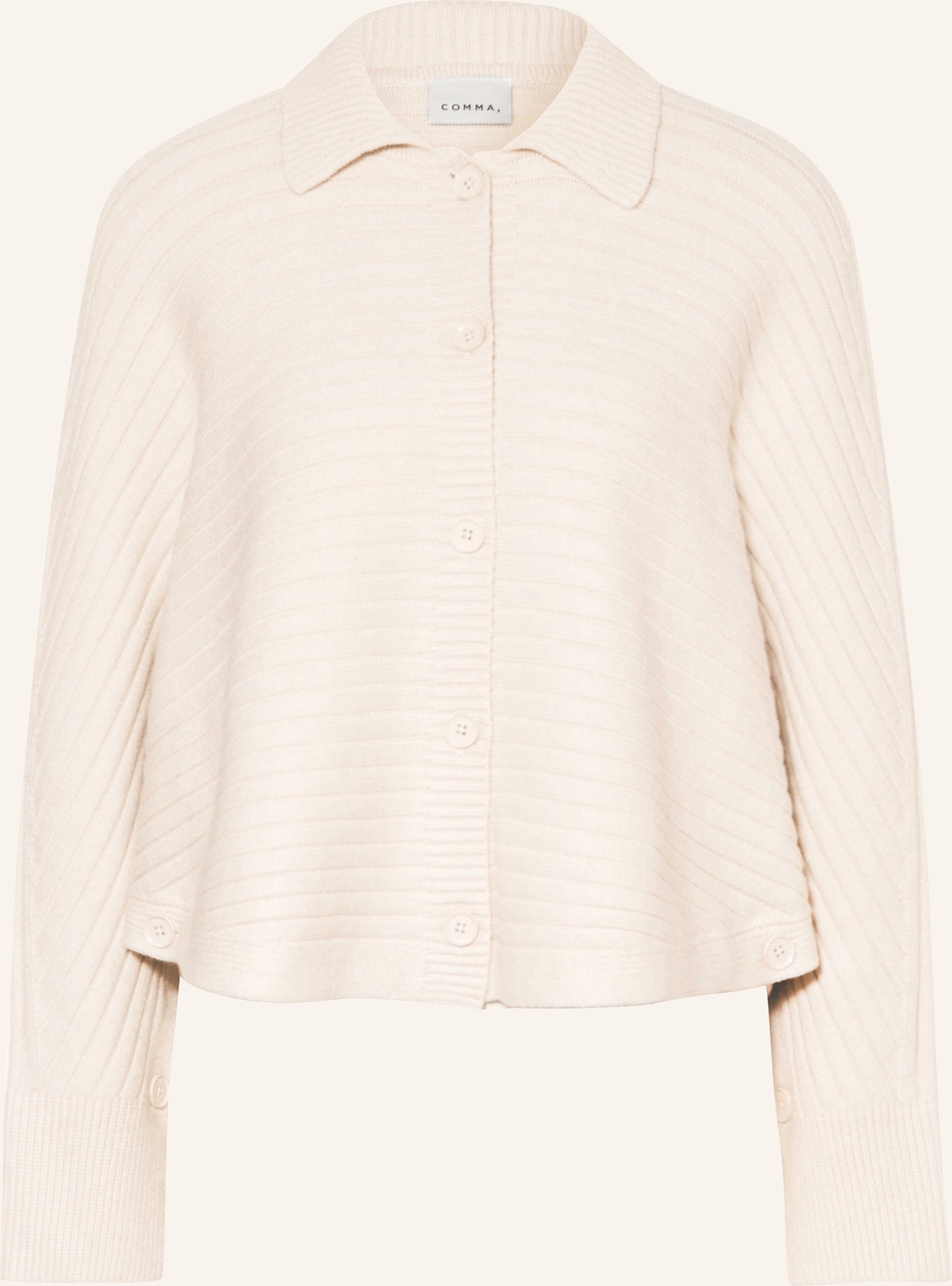 Comma Strickjacke beige