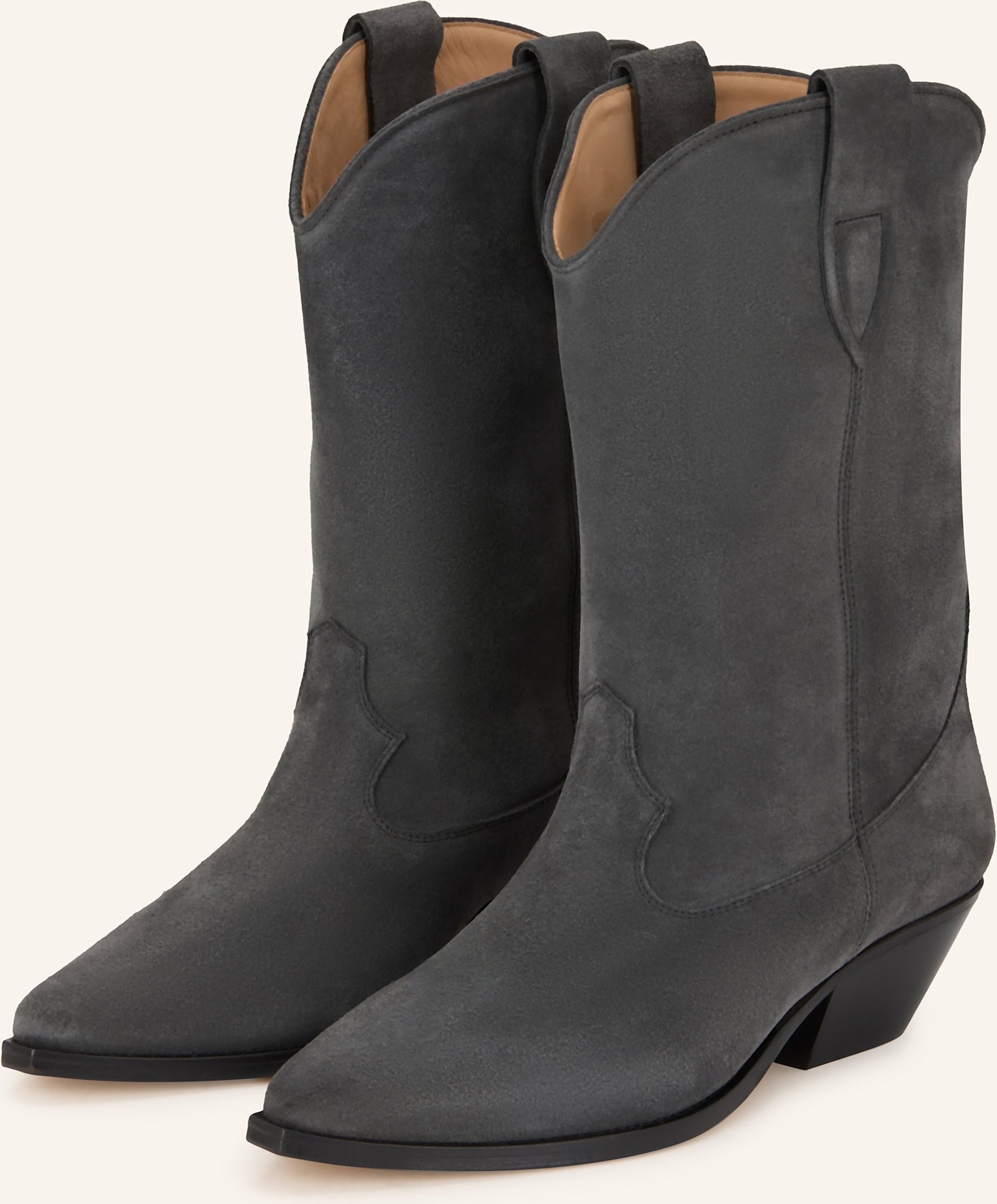 Thumbnail - Isabel Marant Cowboy Boots Duerto grau