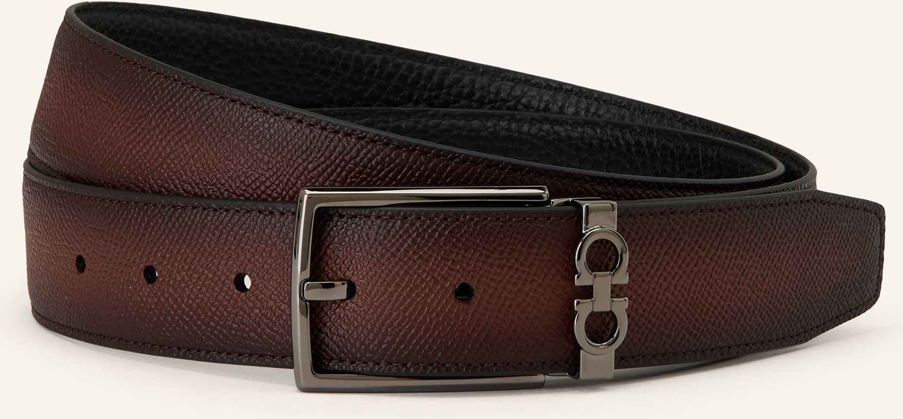 Ferragamo Ledergürtel braun