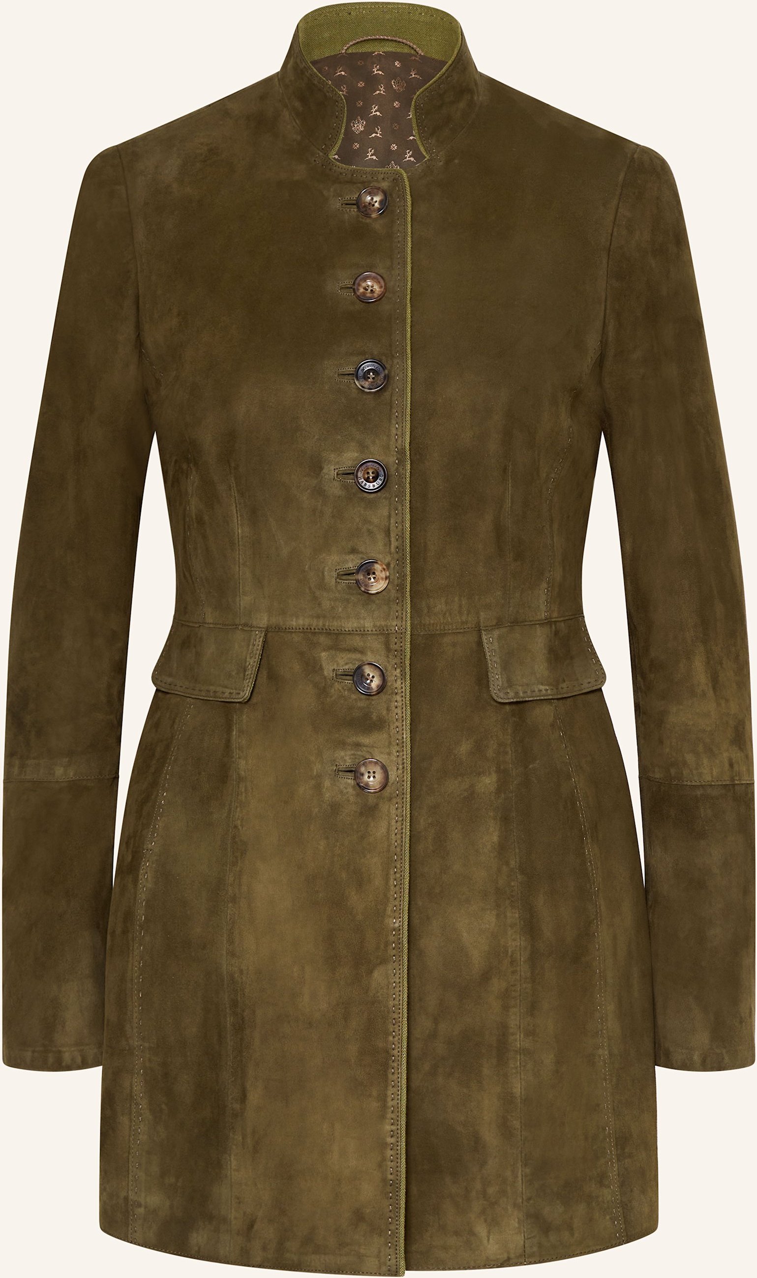 Habsburg Lederjanker Agatha gruen